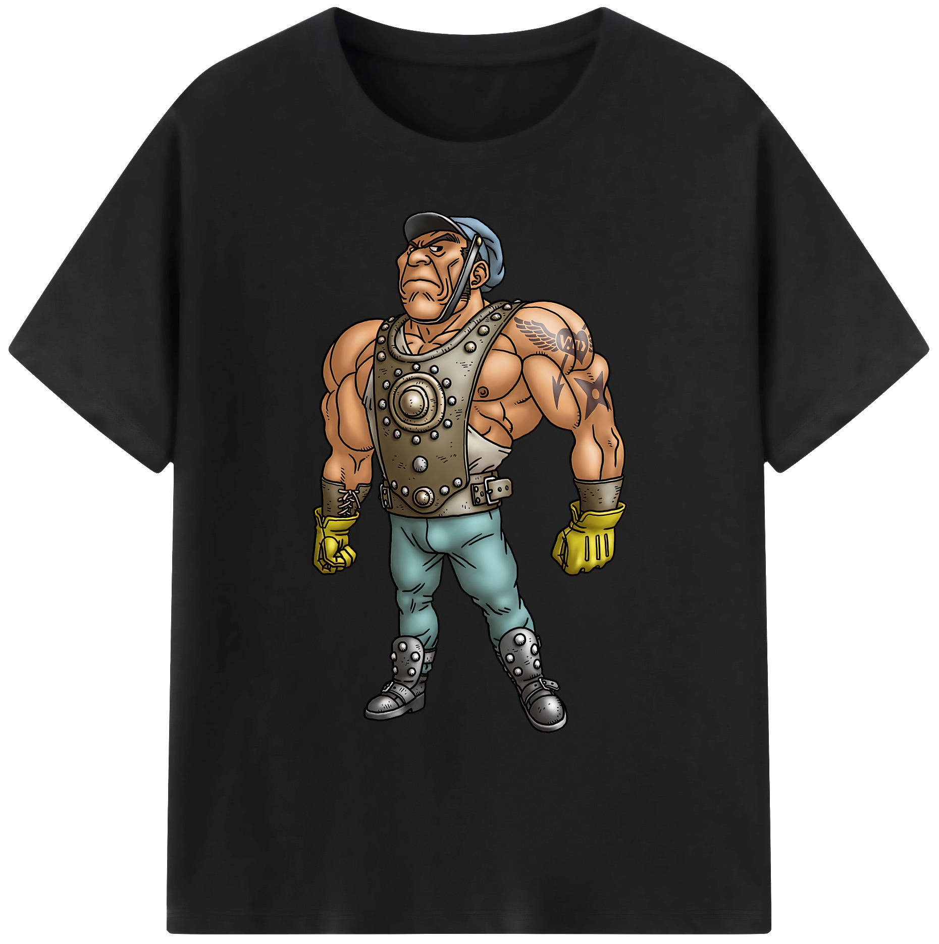 （画像用） ドラゴンクエスト Doragon Kuesuto Dragon Quest 綿100％ メンズ半袖Tシャツ｜肌触りやわらか＆通気性