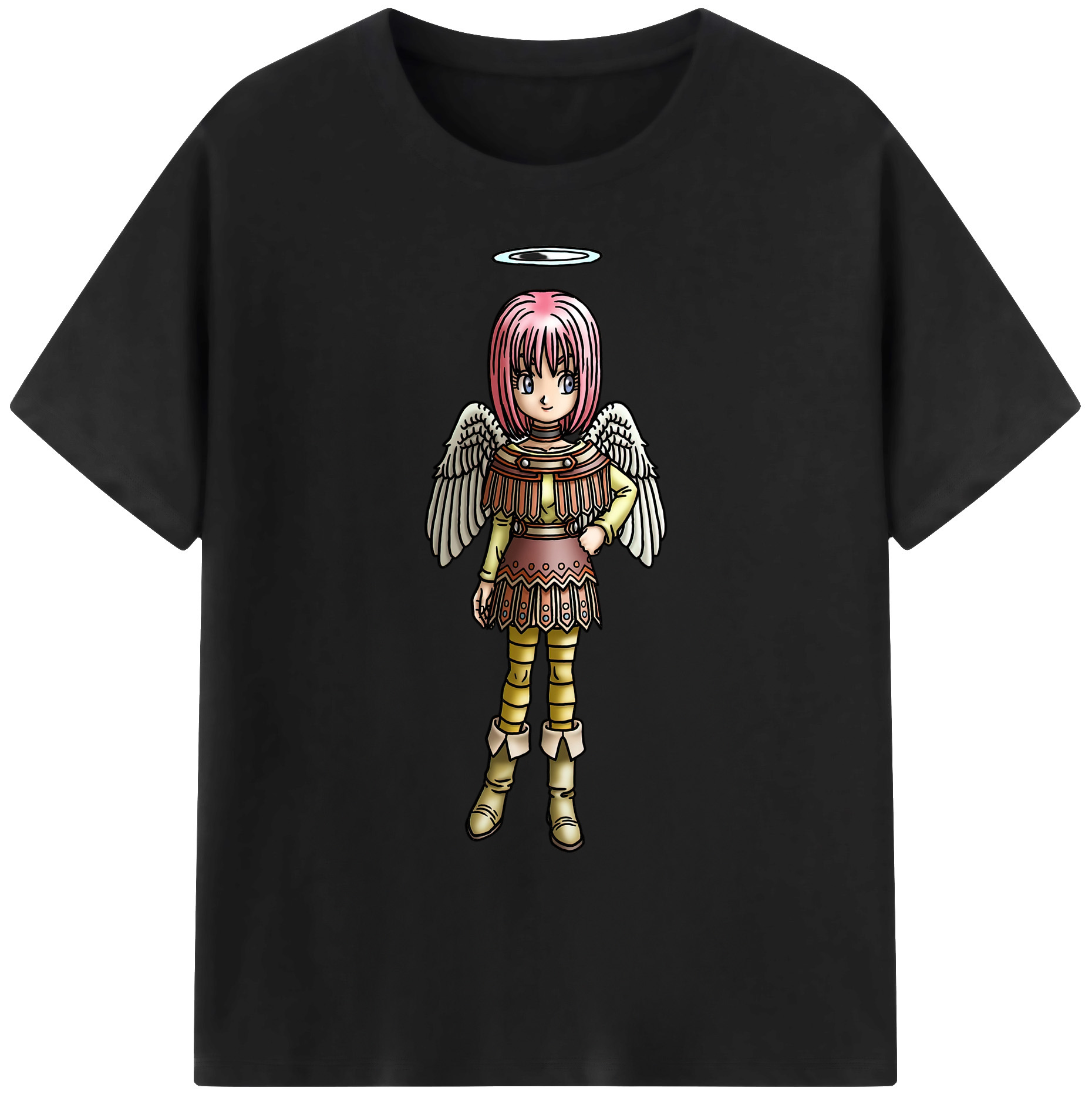 （画像用） ドラゴンクエスト Doragon Kuesuto Dragon Quest 綿100％ メンズ半袖Tシャツ｜肌触りやわらか＆通気性
