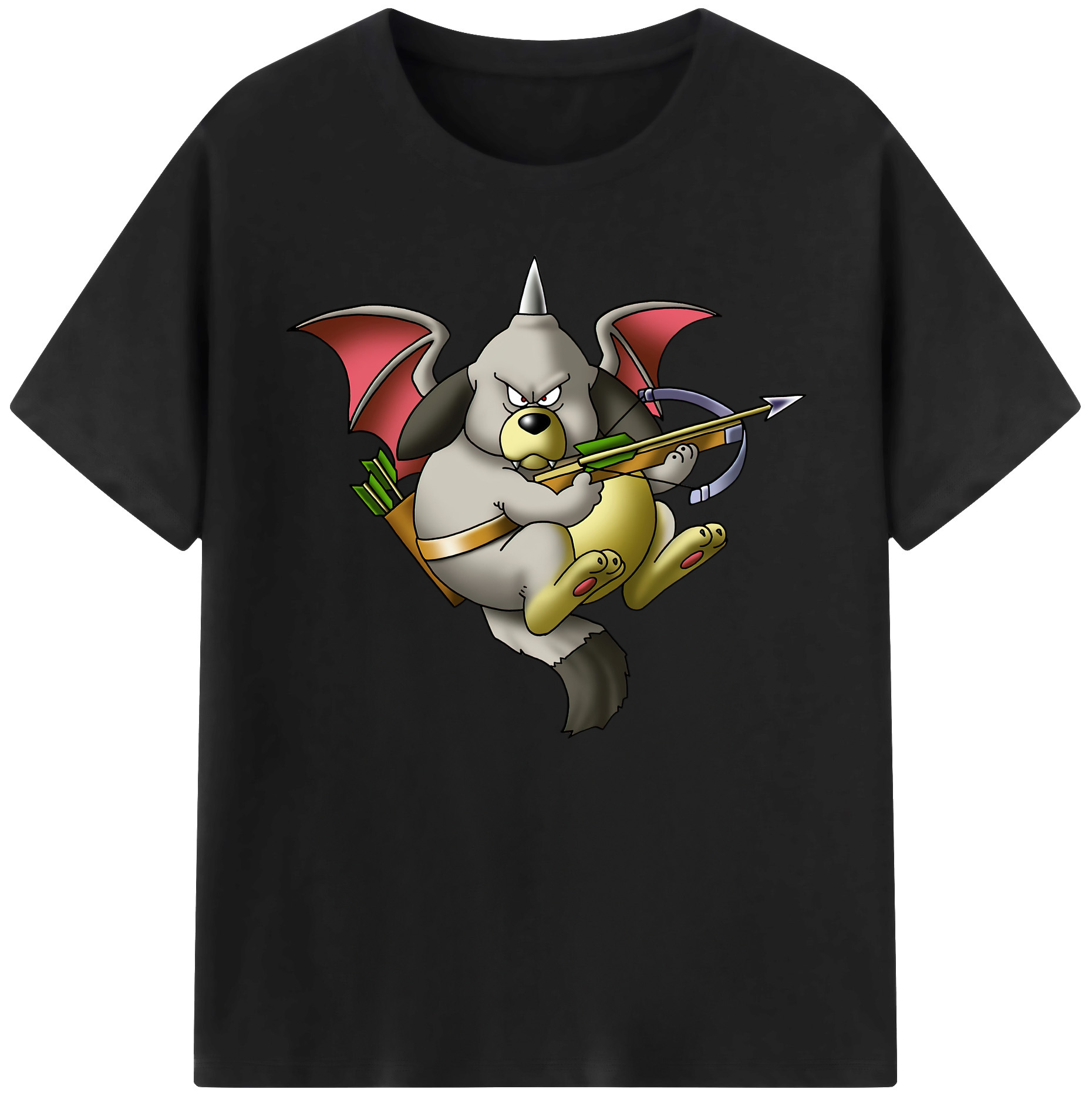 （画像用） ドラゴンクエスト Doragon Kuesuto Dragon Quest 綿100％ メンズ半袖Tシャツ｜肌触りやわらか＆通気性