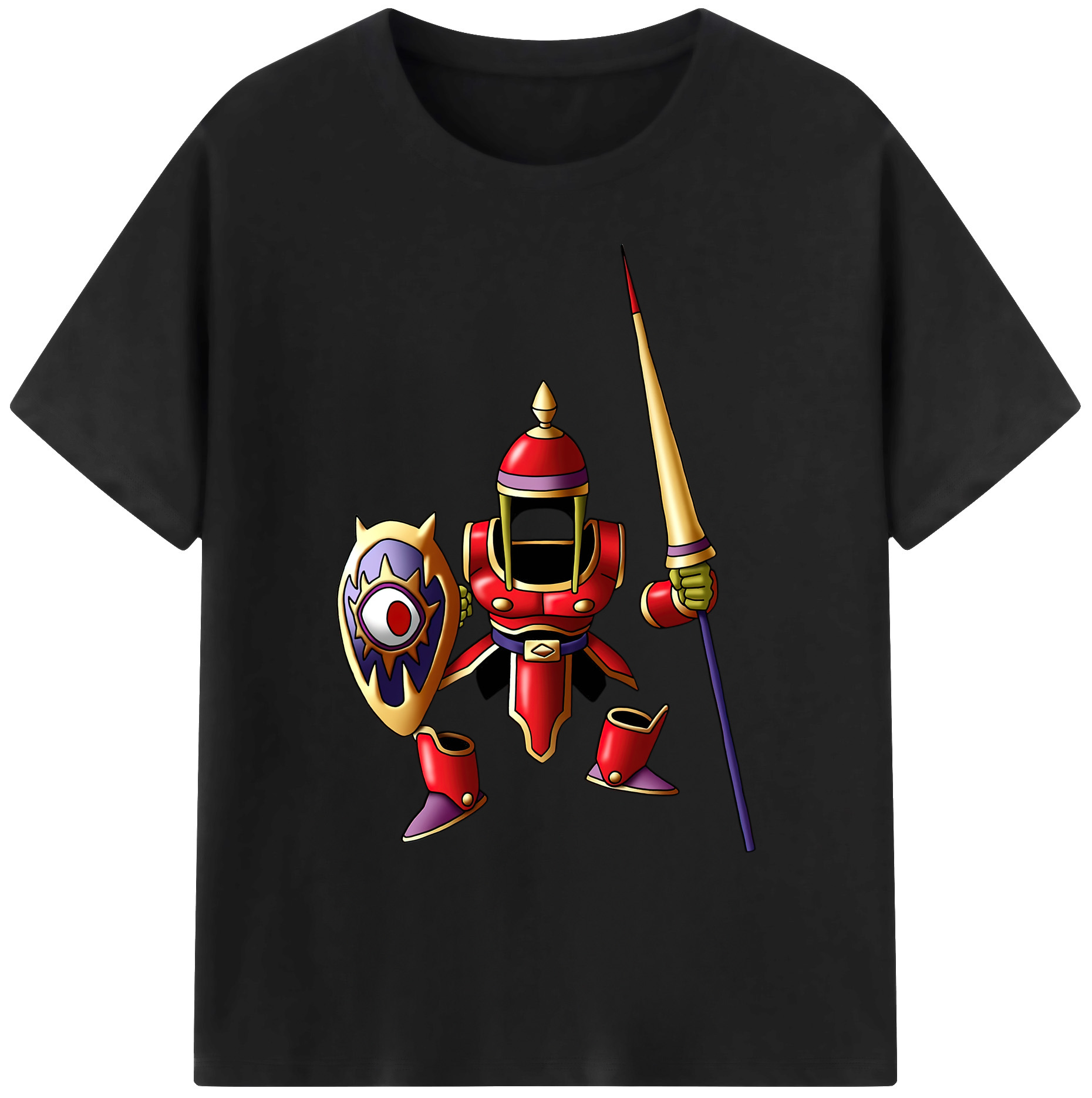 （画像用） ドラゴンクエスト Doragon Kuesuto Dragon Quest 綿100％ メンズ半袖Tシャツ｜肌触りやわらか＆通気性