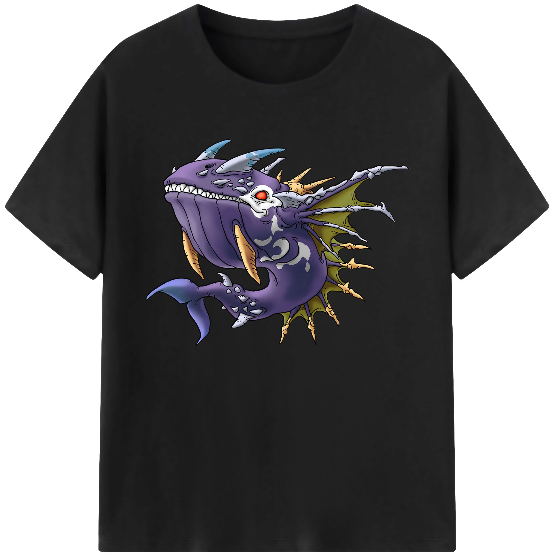 （画像用） ドラゴンクエスト Doragon Kuesuto Dragon Quest 綿100％ メンズ半袖Tシャツ｜肌触りやわらか＆通気性