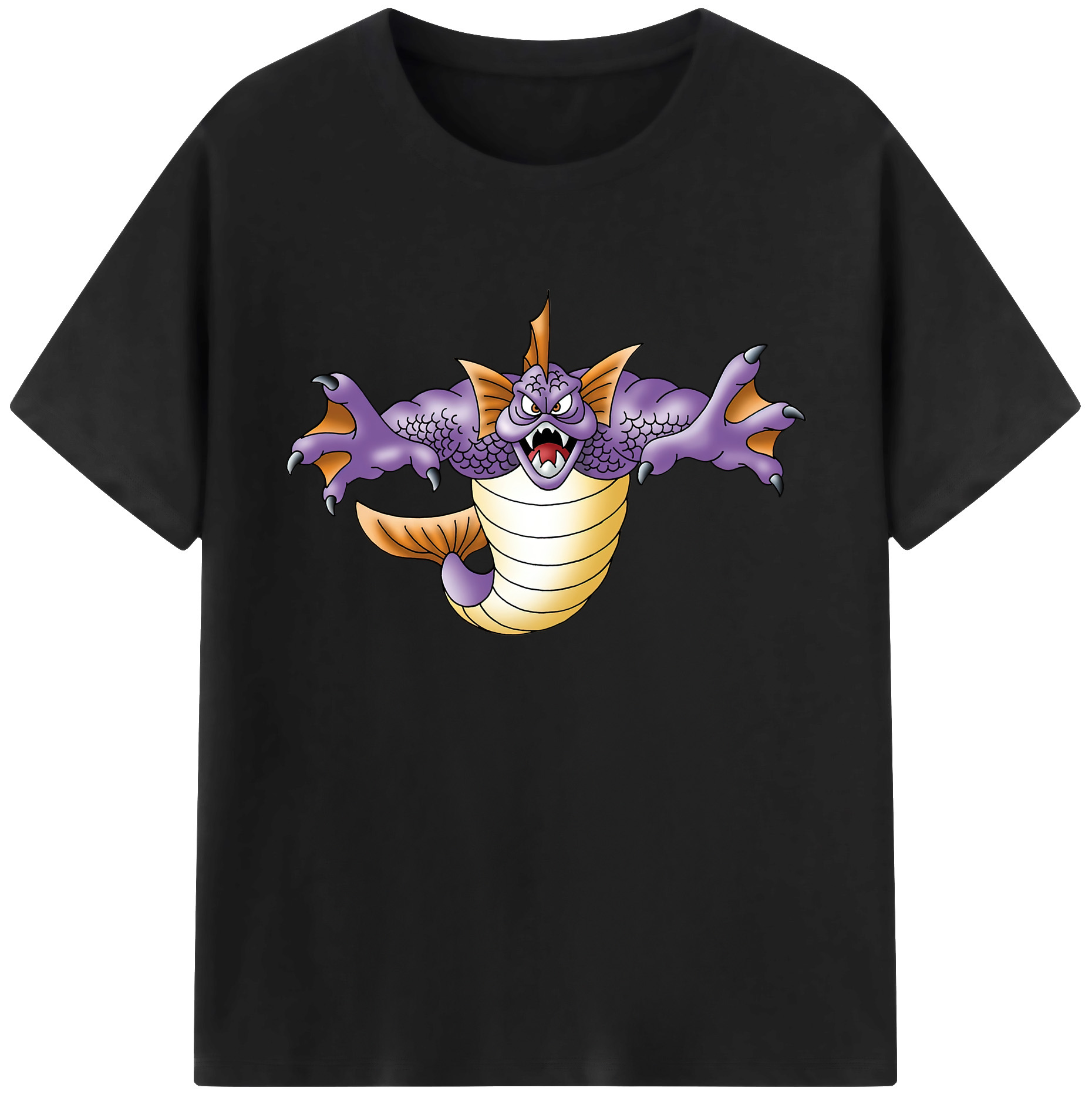 （画像用） ドラゴンクエスト Doragon Kuesuto Dragon Quest 綿100％ メンズ半袖Tシャツ｜肌触りやわらか＆通気性