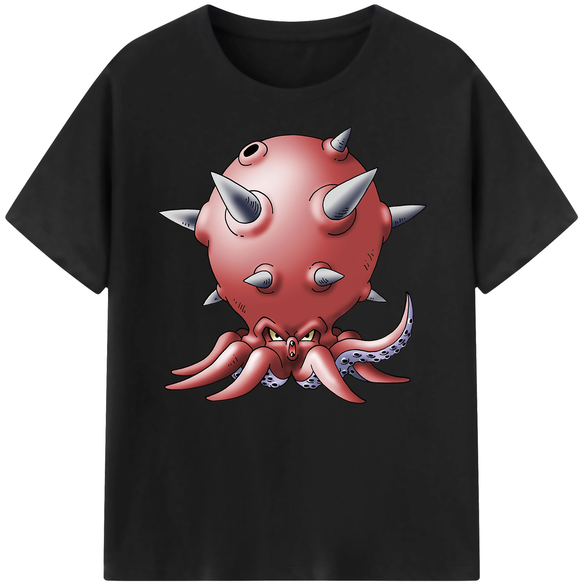 （画像用） ドラゴンクエスト Doragon Kuesuto Dragon Quest 綿100％ メンズ半袖Tシャツ｜肌触りやわらか＆通気性
