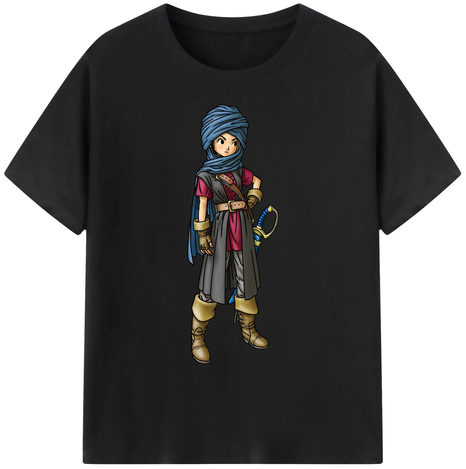 （画像用） ドラゴンクエスト Doragon Kuesuto Dragon Quest 綿100％ メンズ半袖Tシャツ｜肌触りやわらか＆通気性