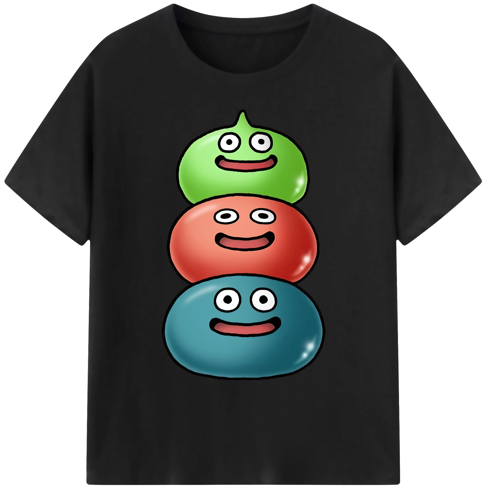 （画像用） ドラゴンクエスト Doragon Kuesuto Dragon Quest 綿100％ メンズ半袖Tシャツ｜肌触りやわらか＆通気性
