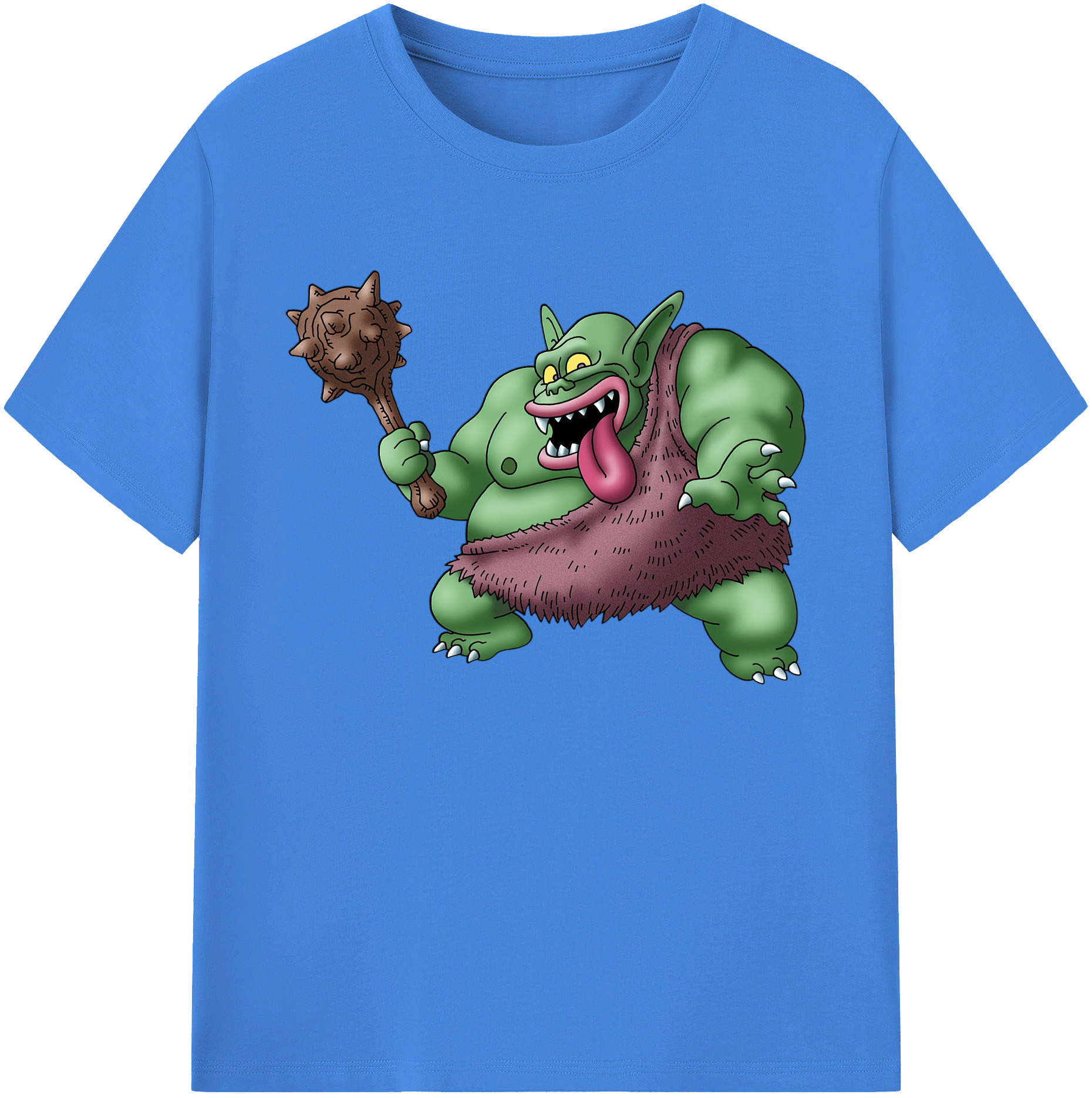 （画像用） ドラゴンクエスト Doragon Kuesuto Dragon Quest 綿100％ メンズ半袖Tシャツ｜肌触りやわらか＆通気性