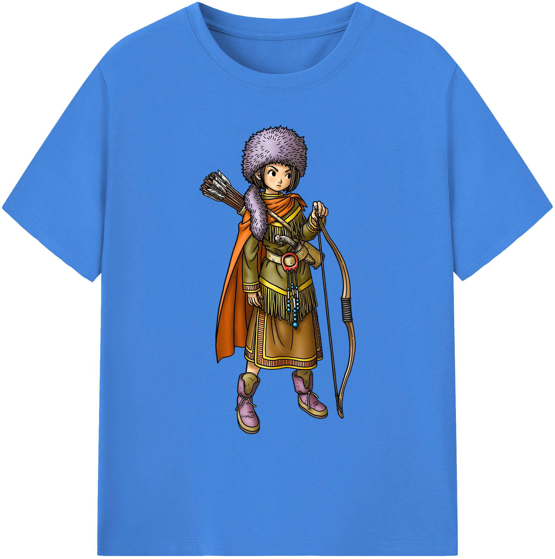 （画像用） ドラゴンクエスト Doragon Kuesuto Dragon Quest 綿100％ メンズ半袖Tシャツ｜肌触りやわらか＆通気性
