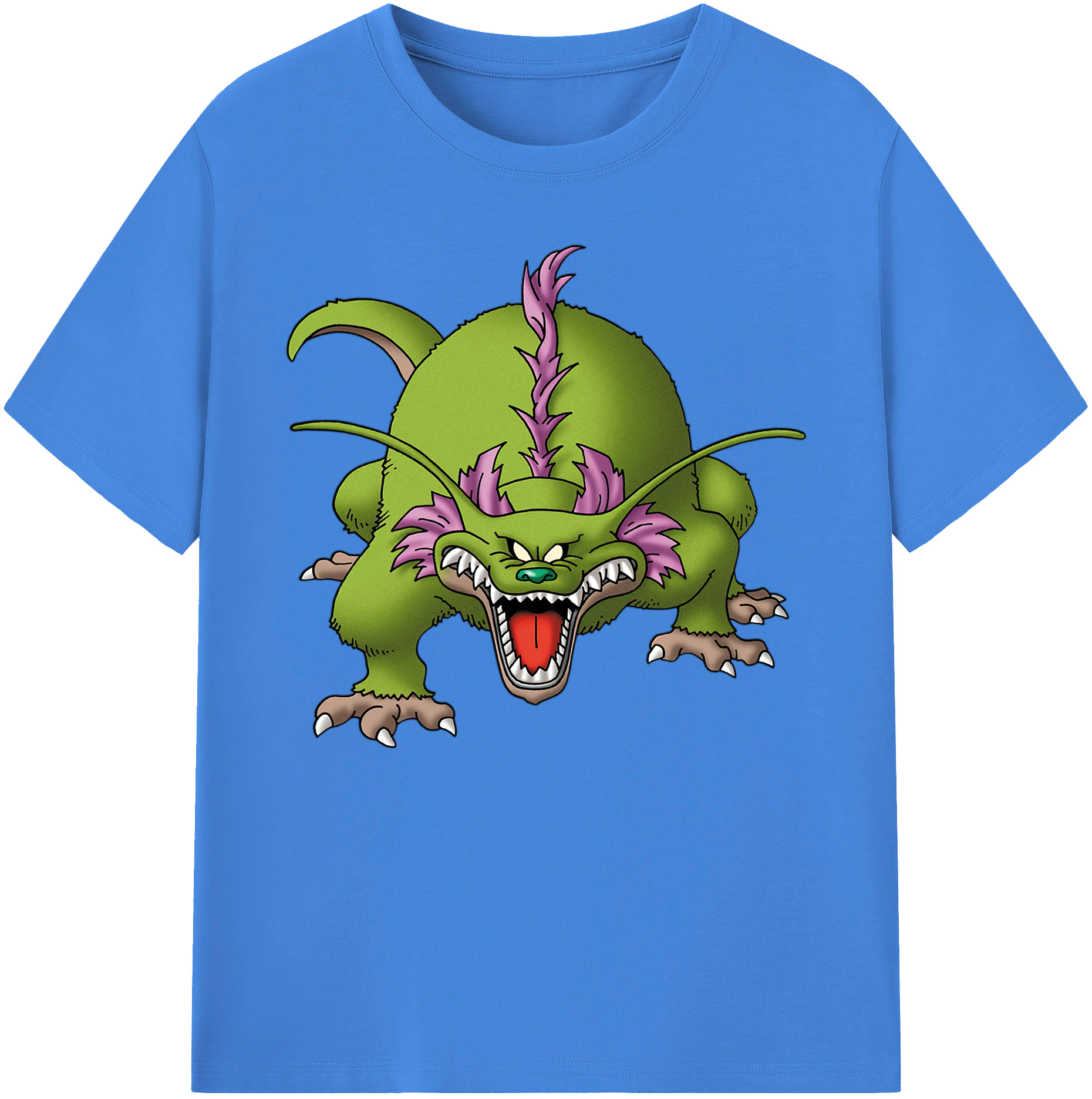 （画像用） ドラゴンクエスト Doragon Kuesuto Dragon Quest 綿100％ メンズ半袖Tシャツ｜肌触りやわらか＆通気性