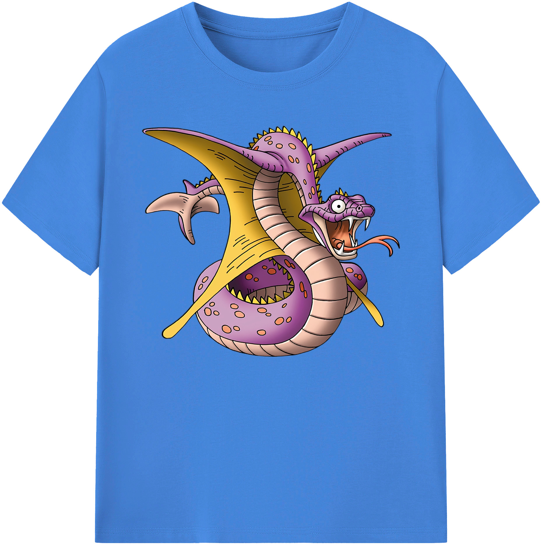 （画像用） ドラゴンクエスト Doragon Kuesuto Dragon Quest 綿100％ メンズ半袖Tシャツ｜肌触りやわらか＆通気性