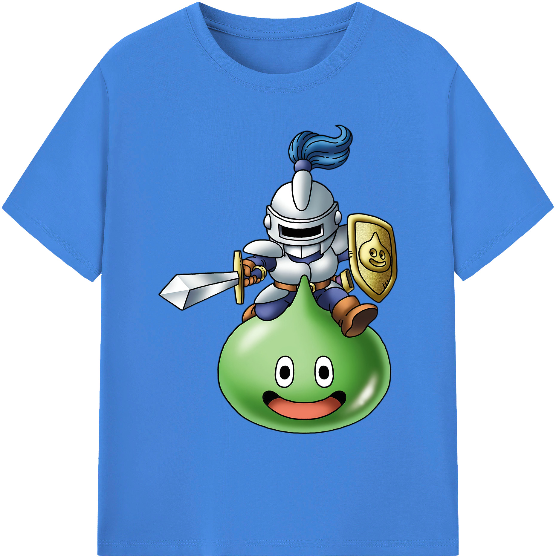 （画像用） ドラゴンクエスト Doragon Kuesuto Dragon Quest 綿100％ メンズ半袖Tシャツ｜肌触りやわらか＆通気性