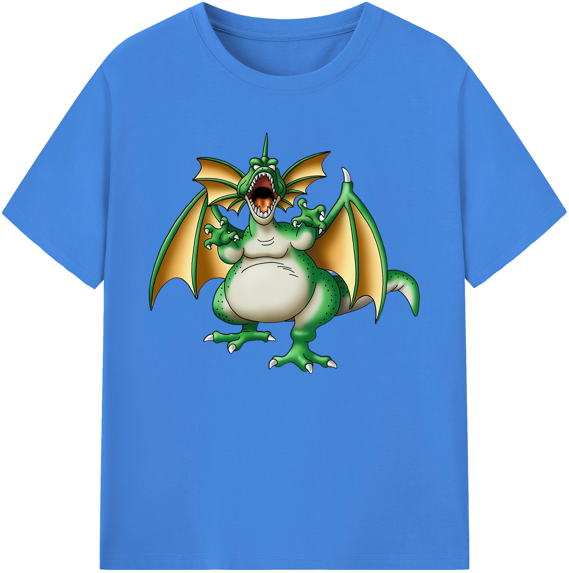 （画像用） ドラゴンクエスト Doragon Kuesuto Dragon Quest 綿100％ メンズ半袖Tシャツ｜肌触りやわらか＆通気性