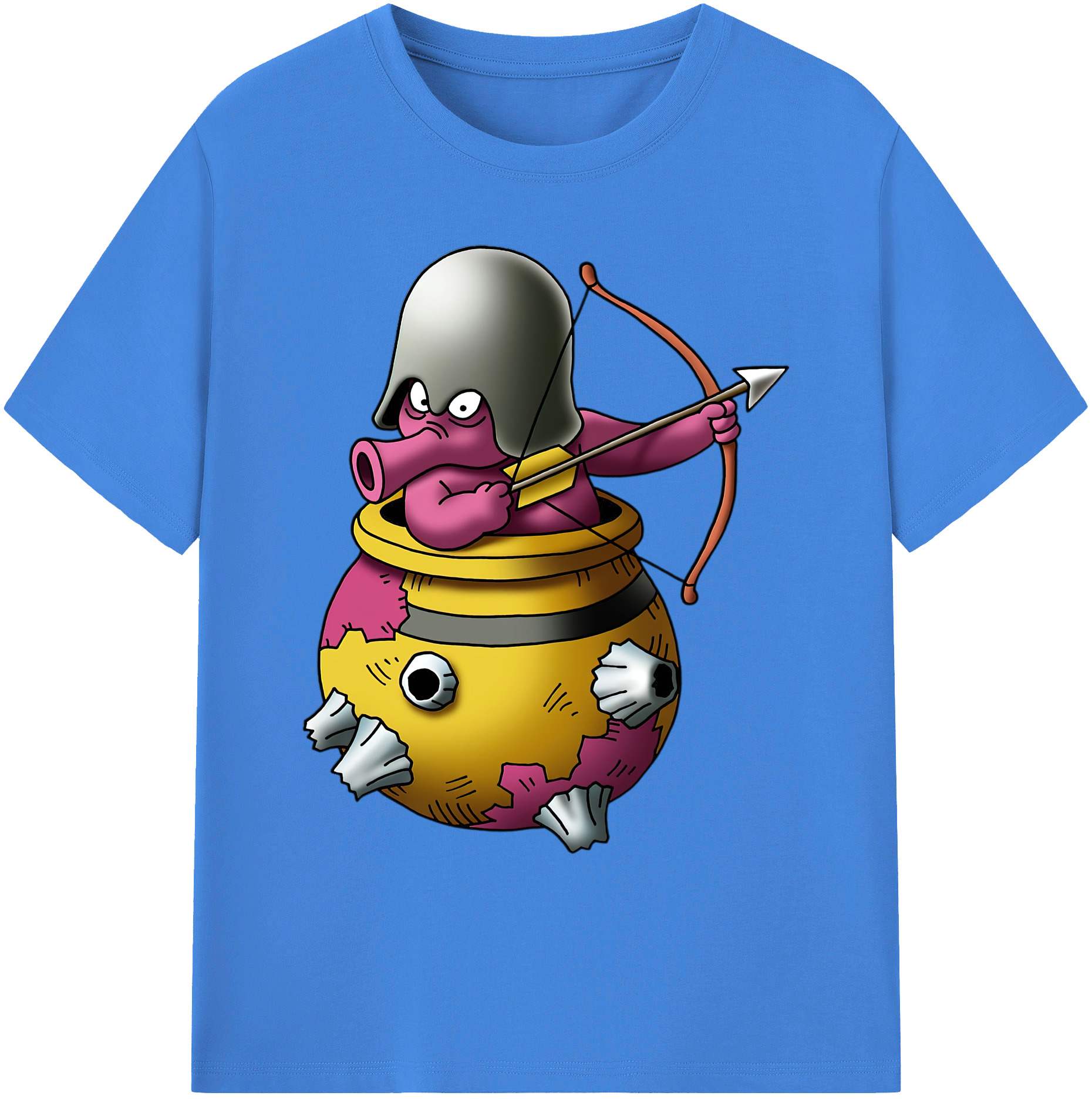 （画像用） ドラゴンクエスト Doragon Kuesuto Dragon Quest 綿100％ メンズ半袖Tシャツ｜肌触りやわらか＆通気性