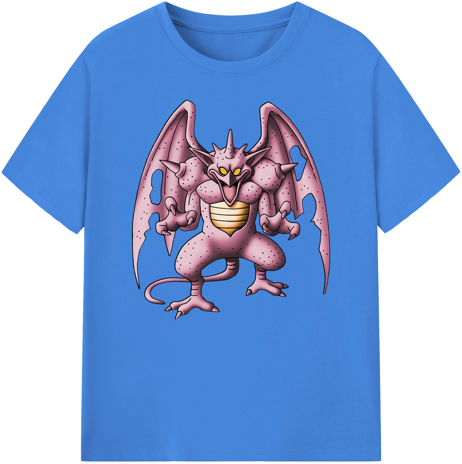 （画像用） ドラゴンクエスト Doragon Kuesuto Dragon Quest 綿100％ メンズ半袖Tシャツ｜肌触りやわらか＆通気性