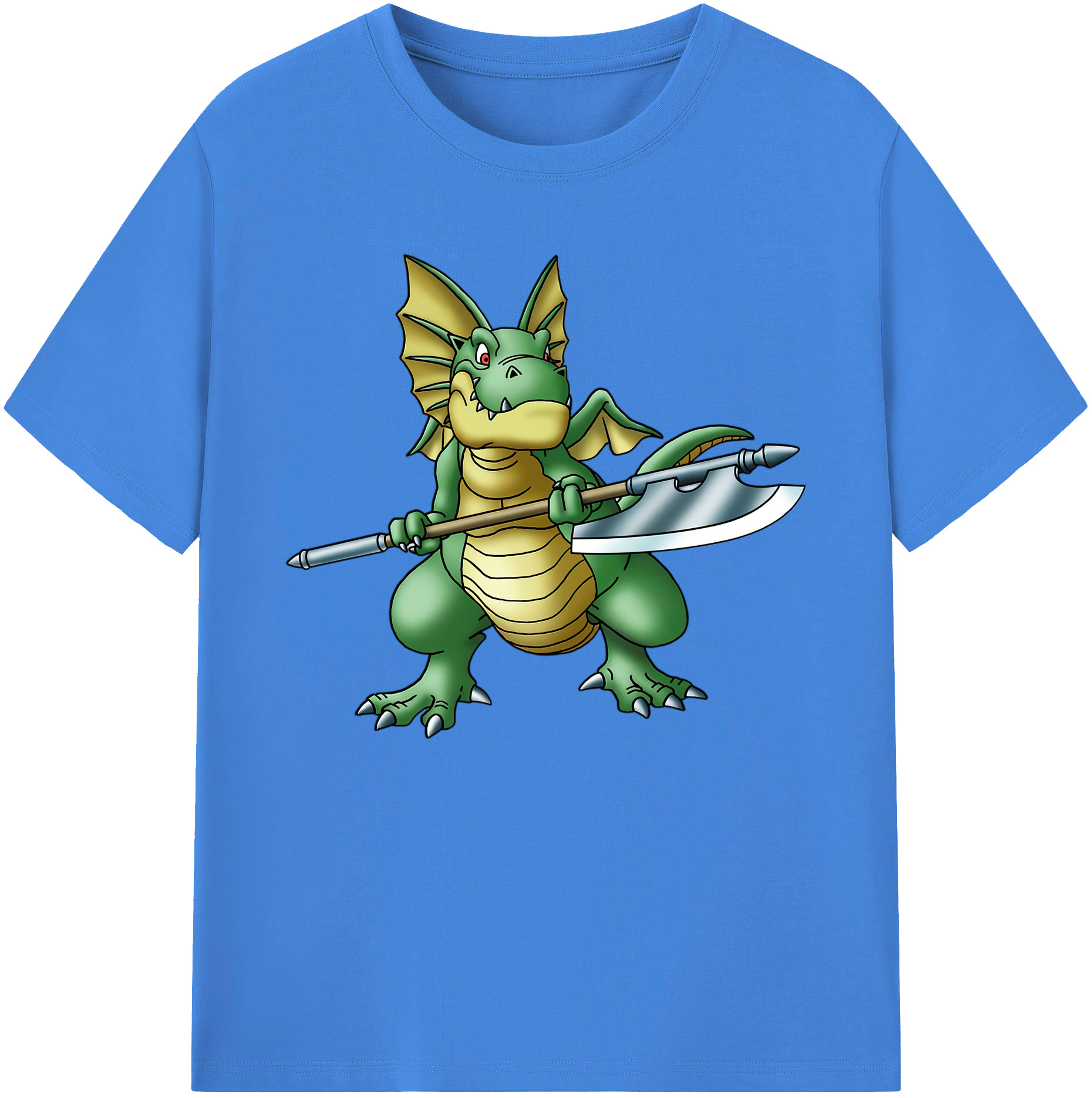 （画像用） ドラゴンクエスト Doragon Kuesuto Dragon Quest 綿100％ メンズ半袖Tシャツ｜肌触りやわらか＆通気性