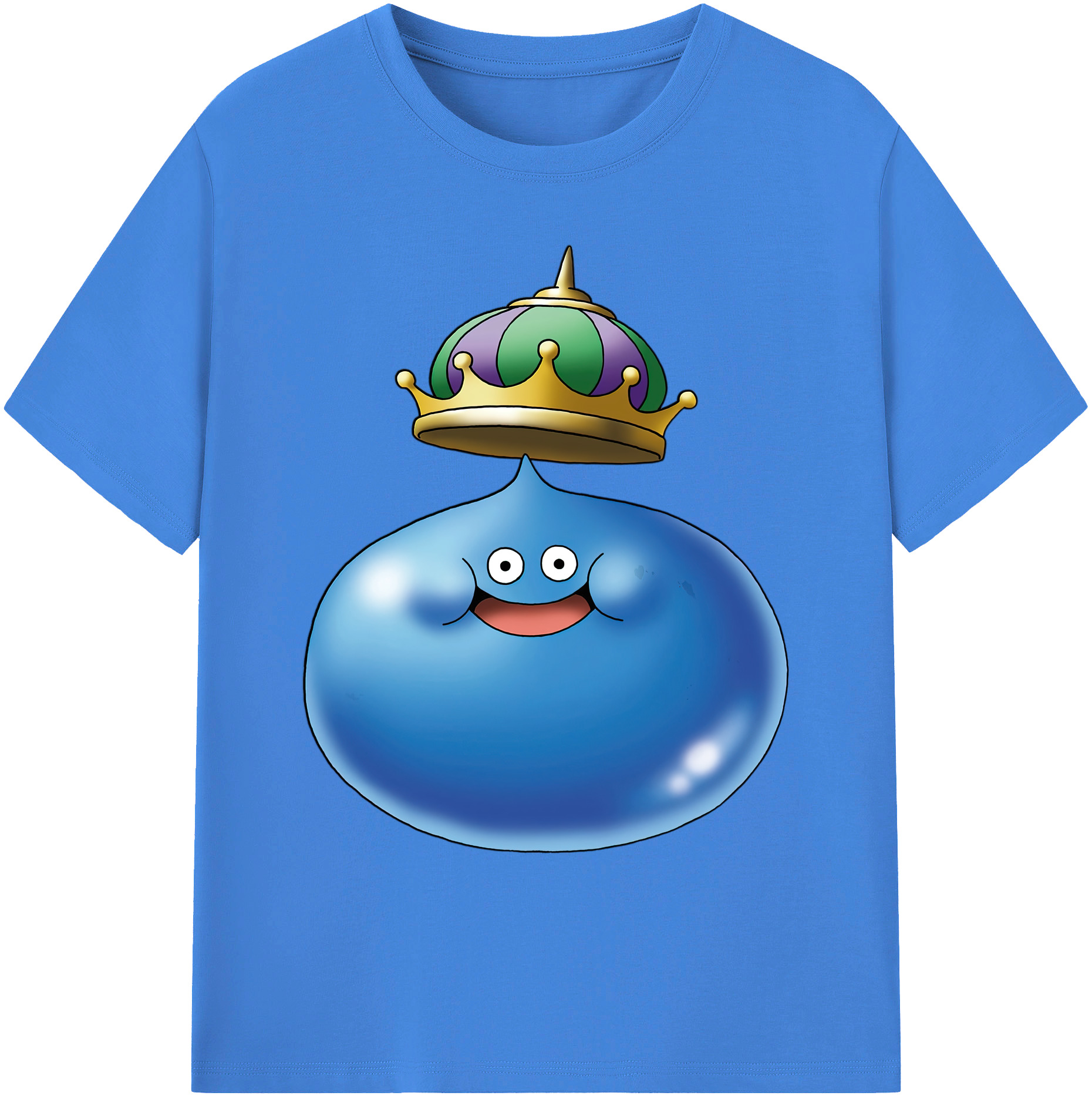 （画像用） ドラゴンクエスト Doragon Kuesuto Dragon Quest 綿100％ メンズ半袖Tシャツ｜肌触りやわらか＆通気性