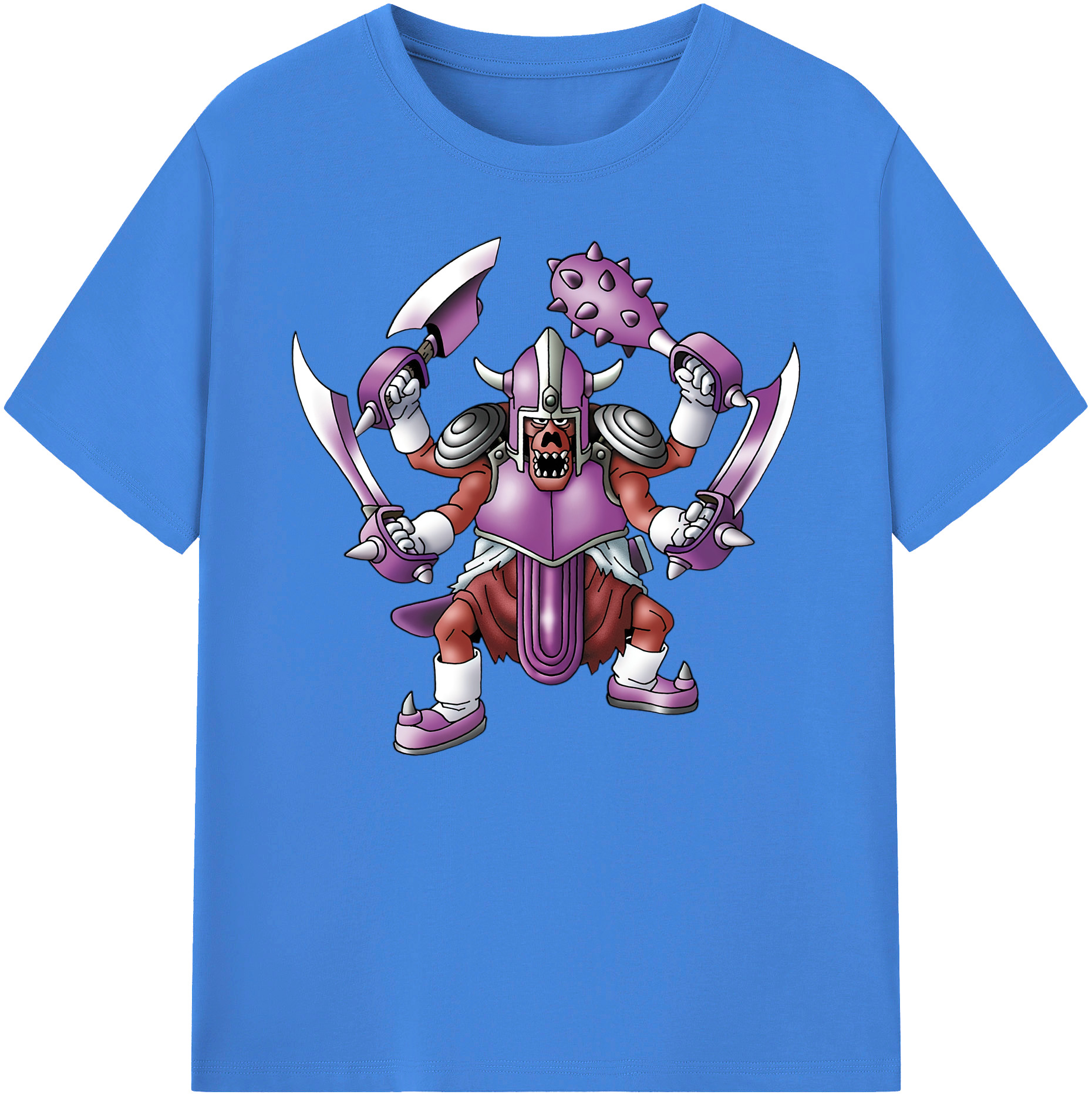 （画像用） ドラゴンクエスト Doragon Kuesuto Dragon Quest 綿100％ メンズ半袖Tシャツ｜肌触りやわらか＆通気性