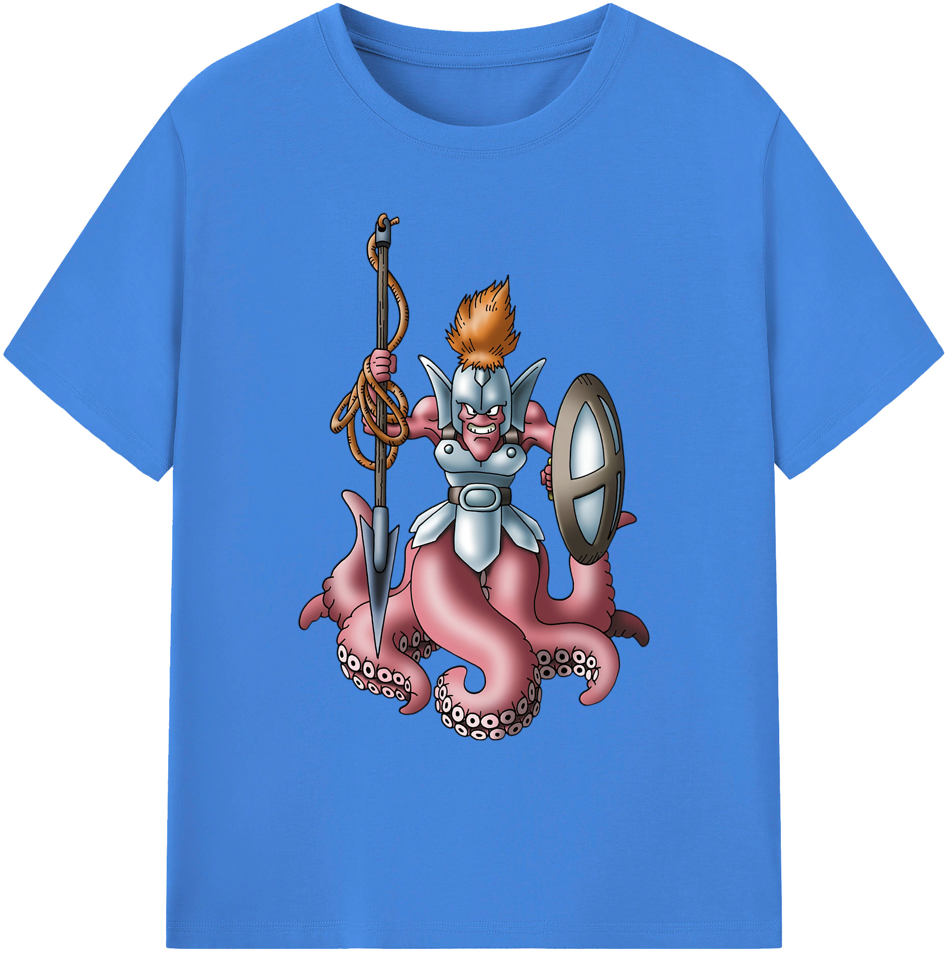 （画像用） ドラゴンクエスト Doragon Kuesuto Dragon Quest 綿100％ メンズ半袖Tシャツ｜肌触りやわらか＆通気性