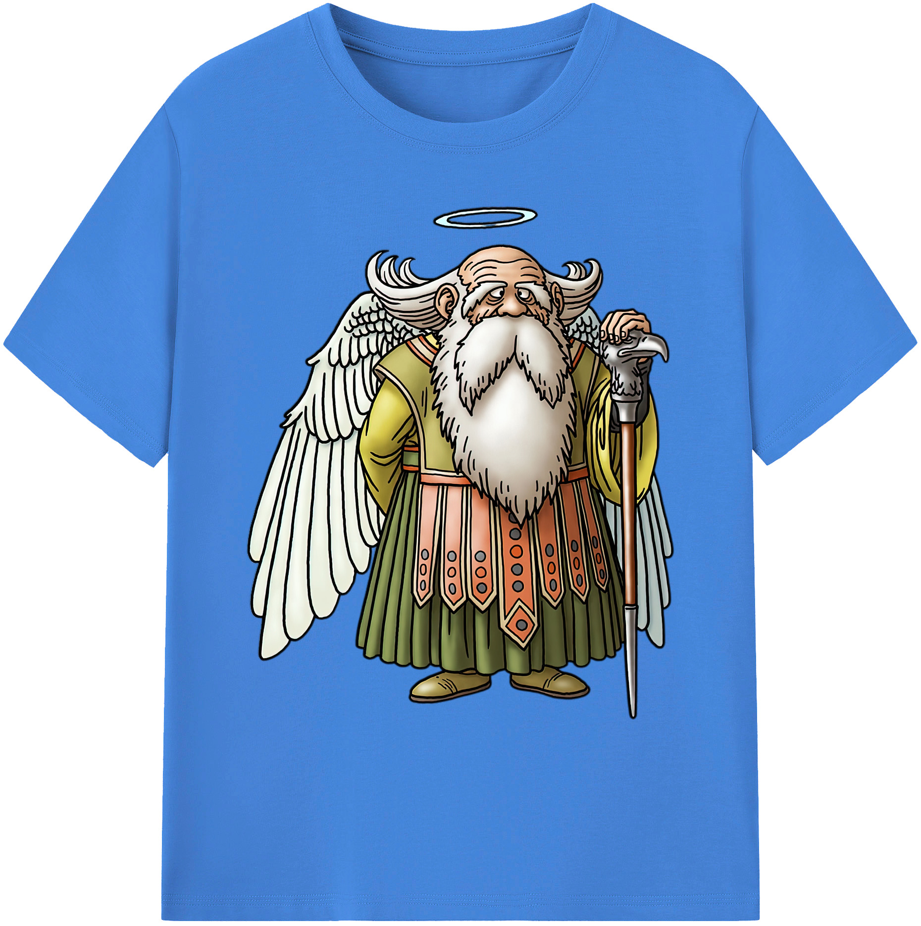 （画像用） ドラゴンクエスト Doragon Kuesuto Dragon Quest 綿100％ メンズ半袖Tシャツ｜肌触りやわらか＆通気性
