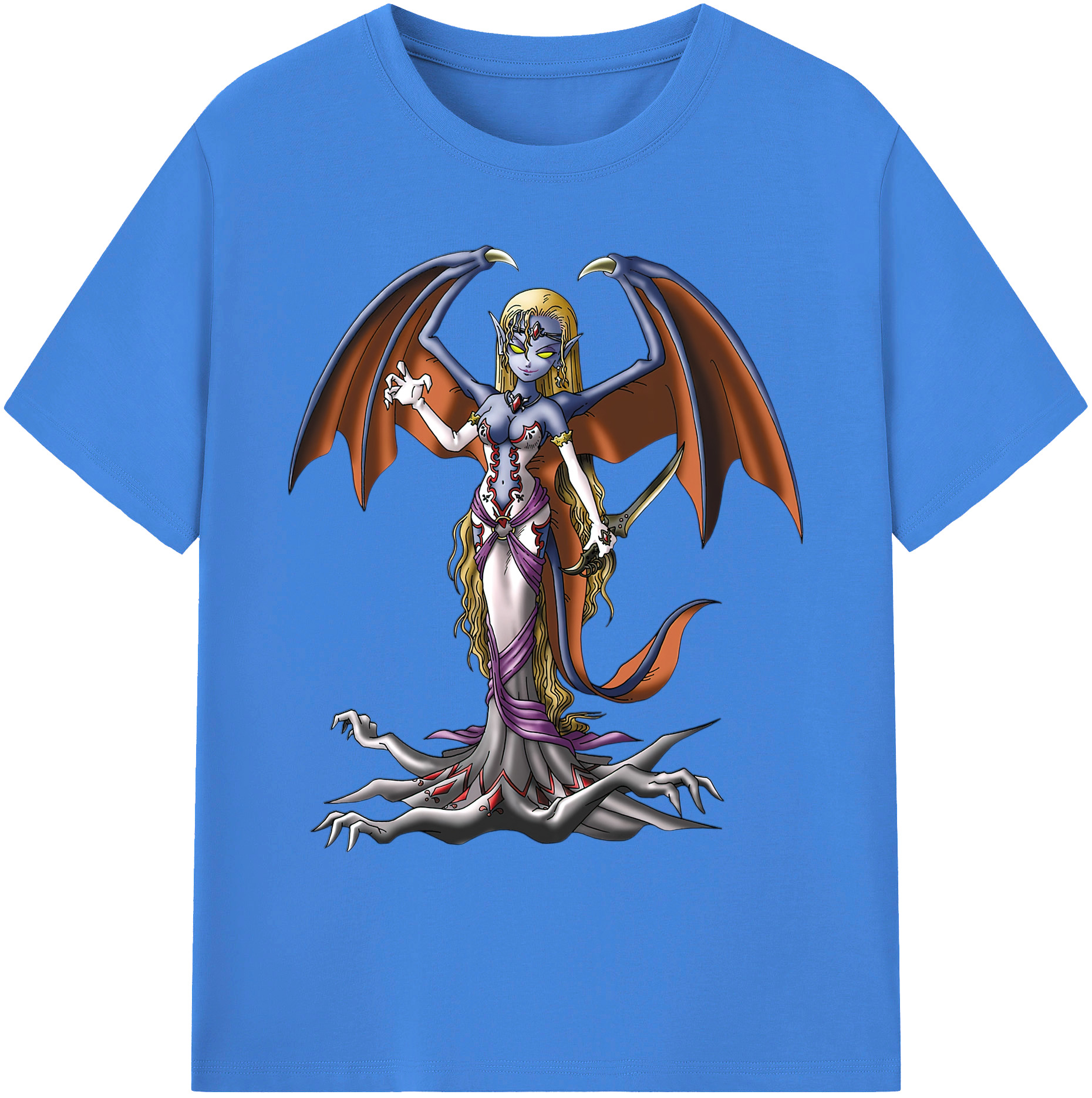 （画像用） ドラゴンクエスト Doragon Kuesuto Dragon Quest 綿100％ メンズ半袖Tシャツ｜肌触りやわらか＆通気性