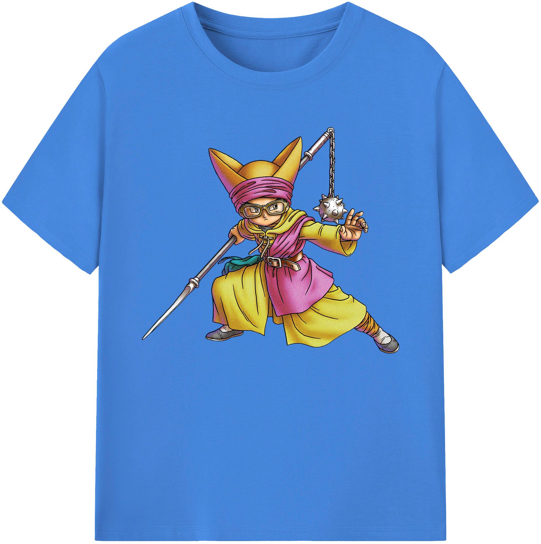 （画像用） ドラゴンクエスト Doragon Kuesuto Dragon Quest 綿100％ メンズ半袖Tシャツ｜肌触りやわらか＆通気性