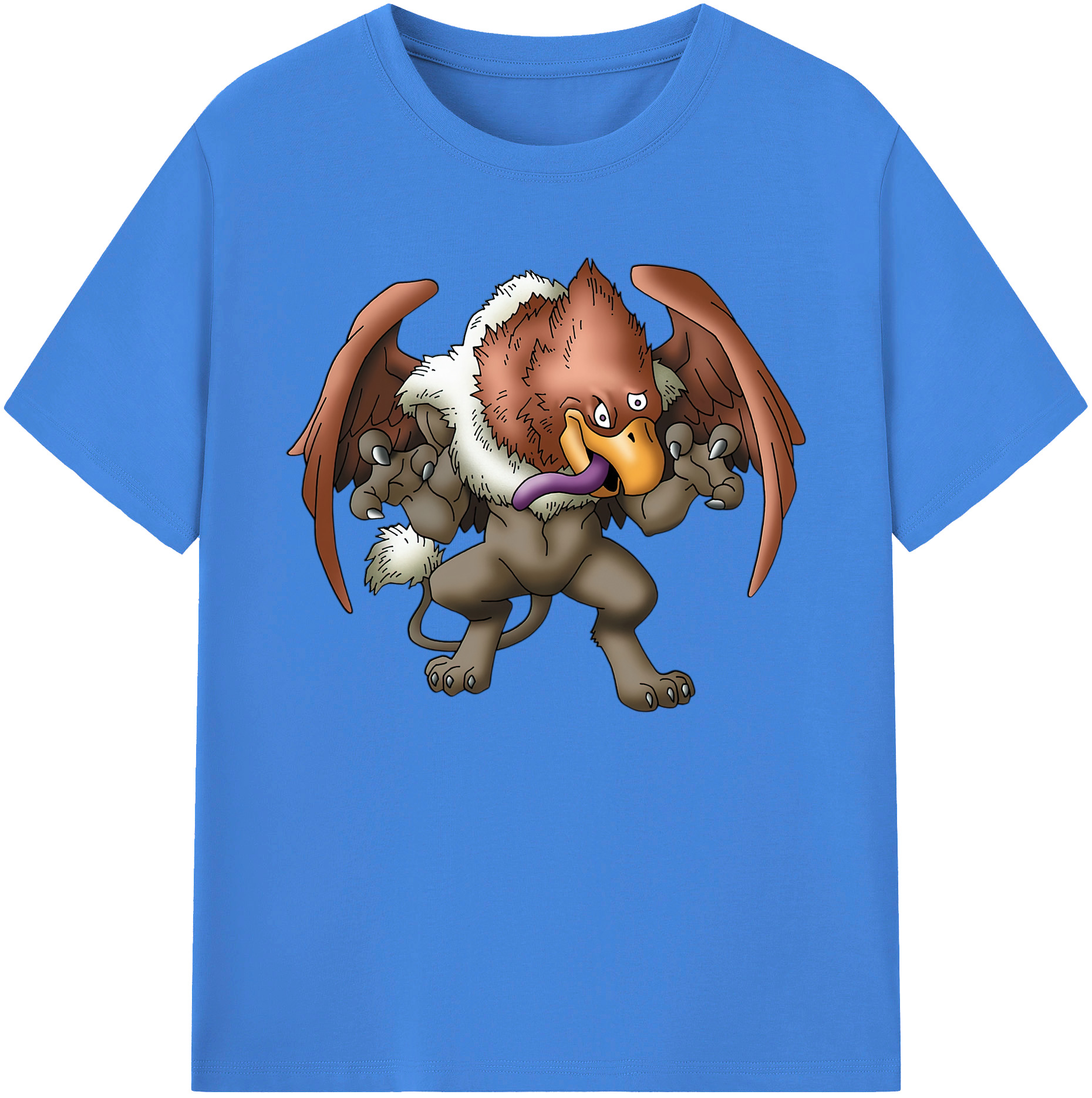 （画像用） ドラゴンクエスト Doragon Kuesuto Dragon Quest 綿100％ メンズ半袖Tシャツ｜肌触りやわらか＆通気性