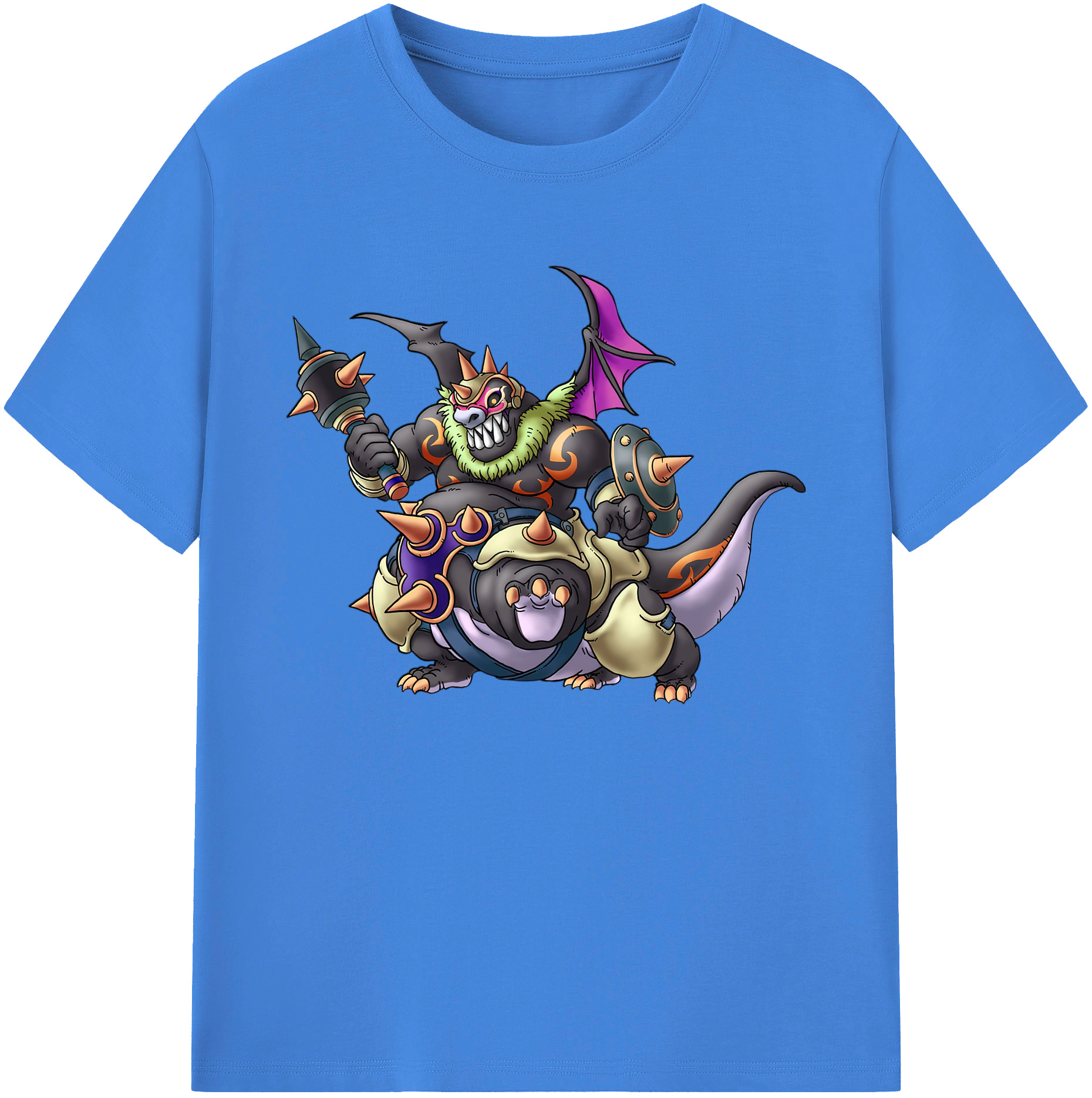 （画像用） ドラゴンクエスト Doragon Kuesuto Dragon Quest 綿100％ メンズ半袖Tシャツ｜肌触りやわらか＆通気性