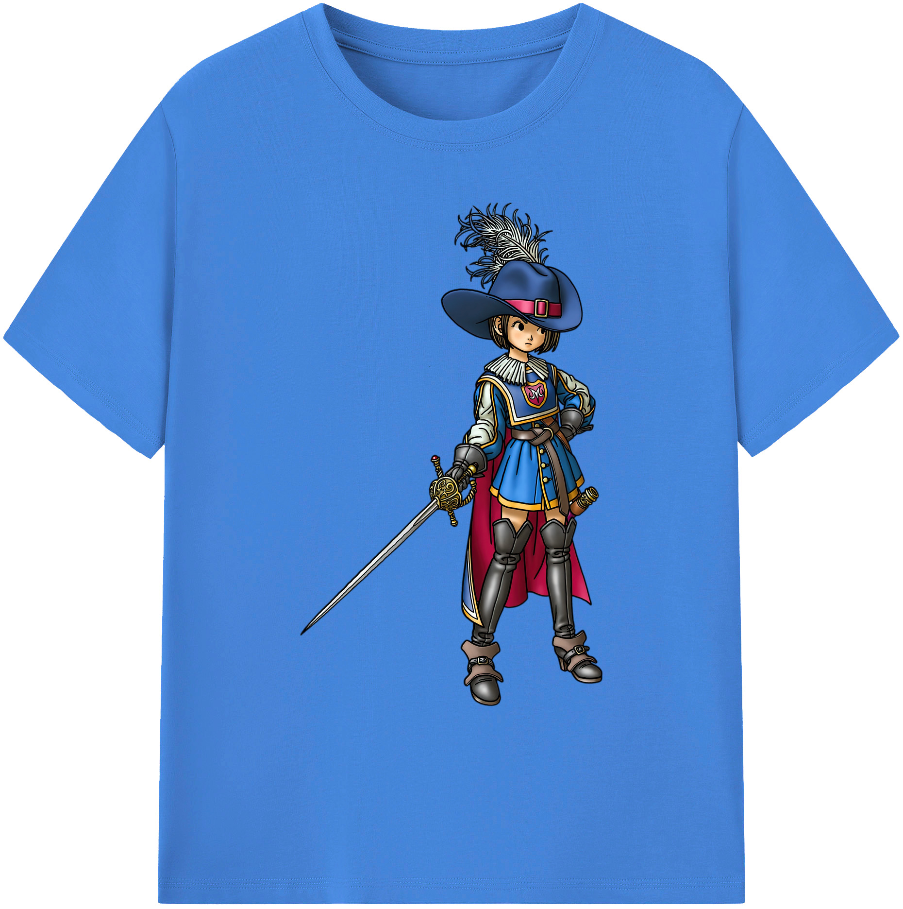 （画像用） ドラゴンクエスト Doragon Kuesuto Dragon Quest 綿100％ メンズ半袖Tシャツ｜肌触りやわらか＆通気性