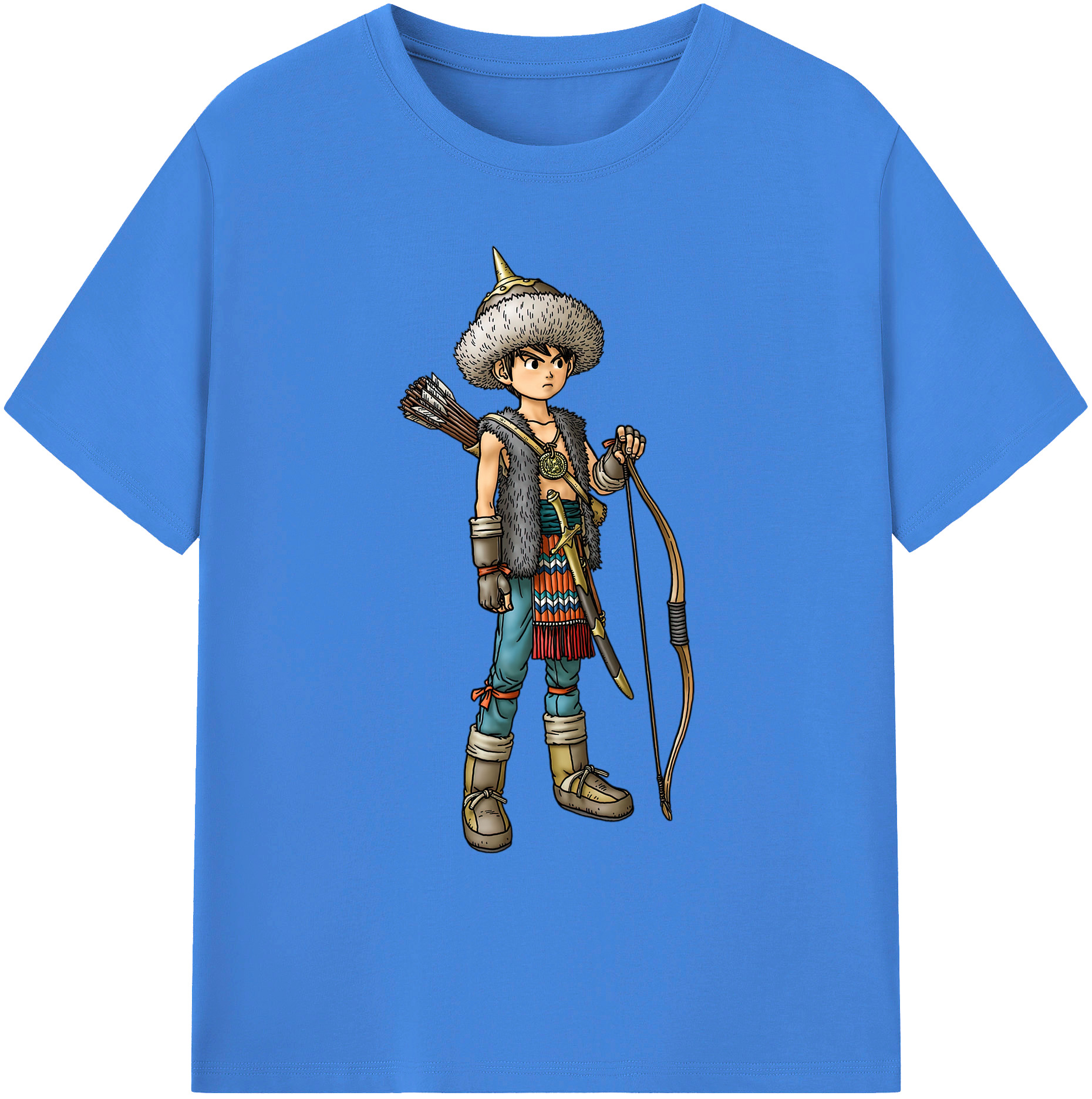 （画像用） ドラゴンクエスト Doragon Kuesuto Dragon Quest 綿100％ メンズ半袖Tシャツ｜肌触りやわらか＆通気性