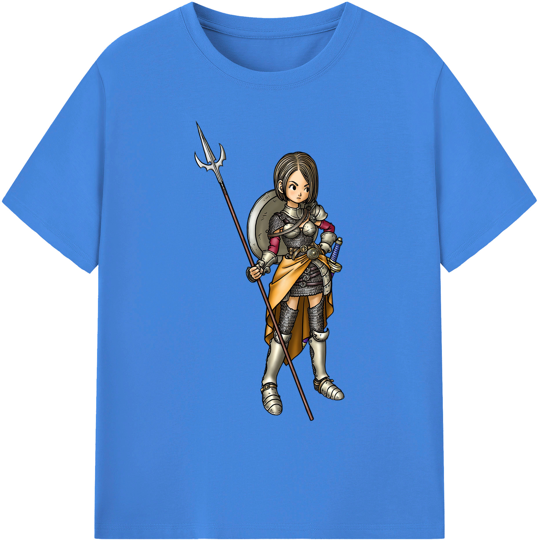 （画像用） ドラゴンクエスト Doragon Kuesuto Dragon Quest 綿100％ メンズ半袖Tシャツ｜肌触りやわらか＆通気性