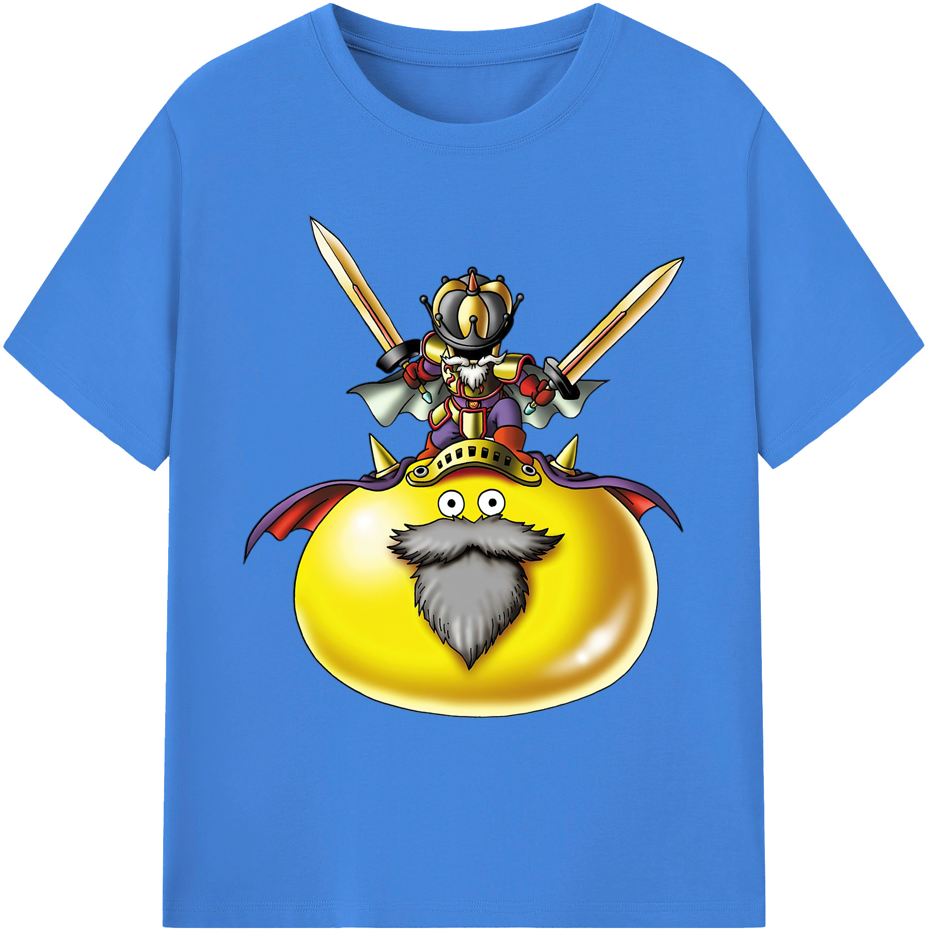 （画像用） ドラゴンクエスト Doragon Kuesuto Dragon Quest 綿100％ メンズ半袖Tシャツ｜肌触りやわらか＆通気性
