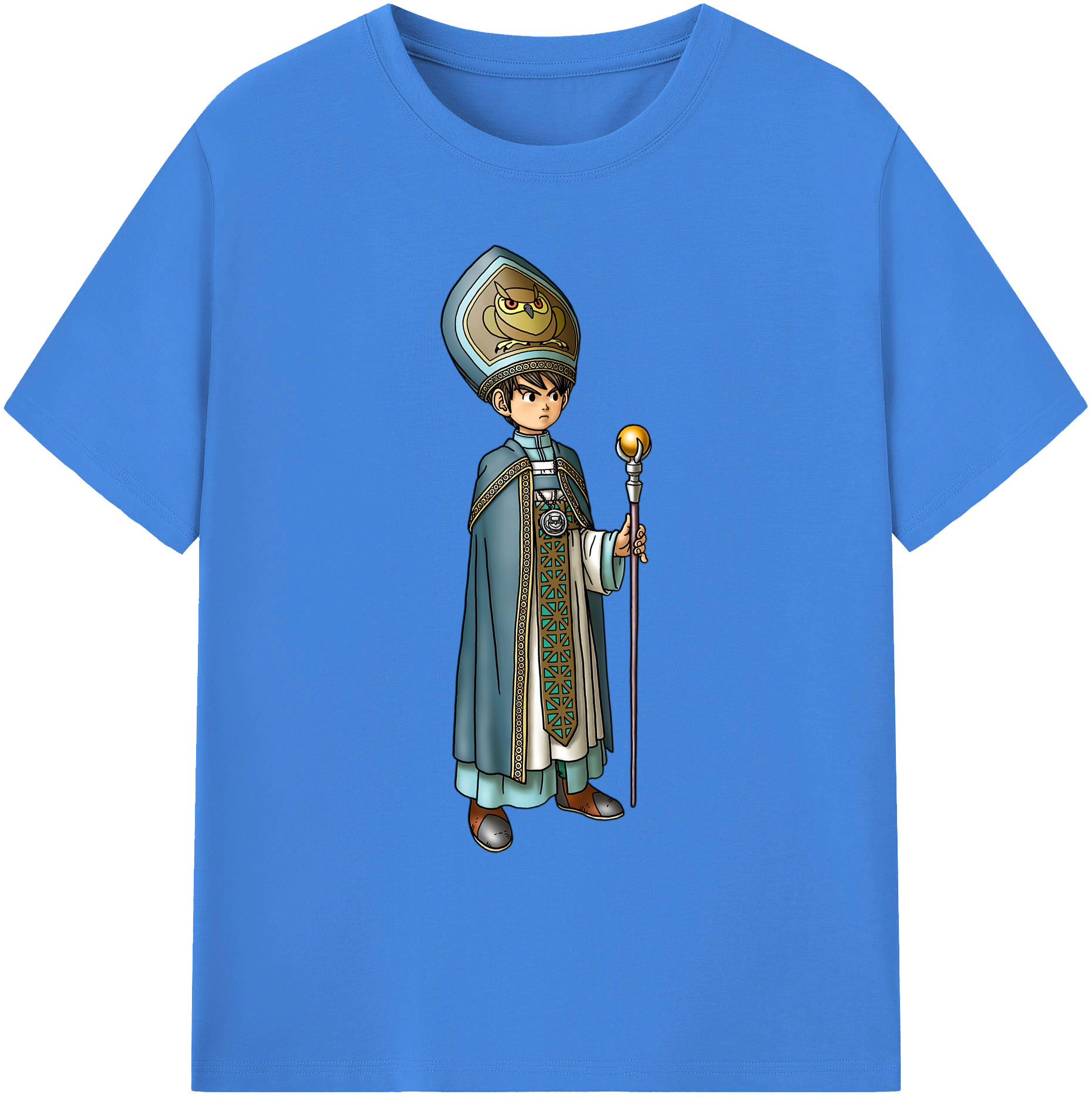 （画像用） ドラゴンクエスト Doragon Kuesuto Dragon Quest 綿100％ メンズ半袖Tシャツ｜肌触りやわらか＆通気性