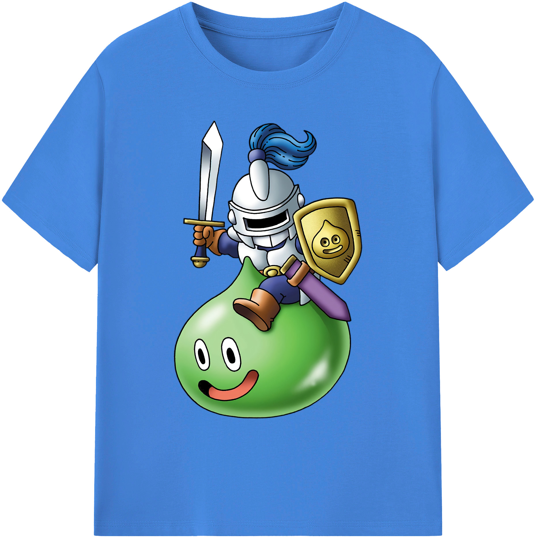 （画像用） ドラゴンクエスト Doragon Kuesuto Dragon Quest 綿100％ メンズ半袖Tシャツ｜肌触りやわらか＆通気性