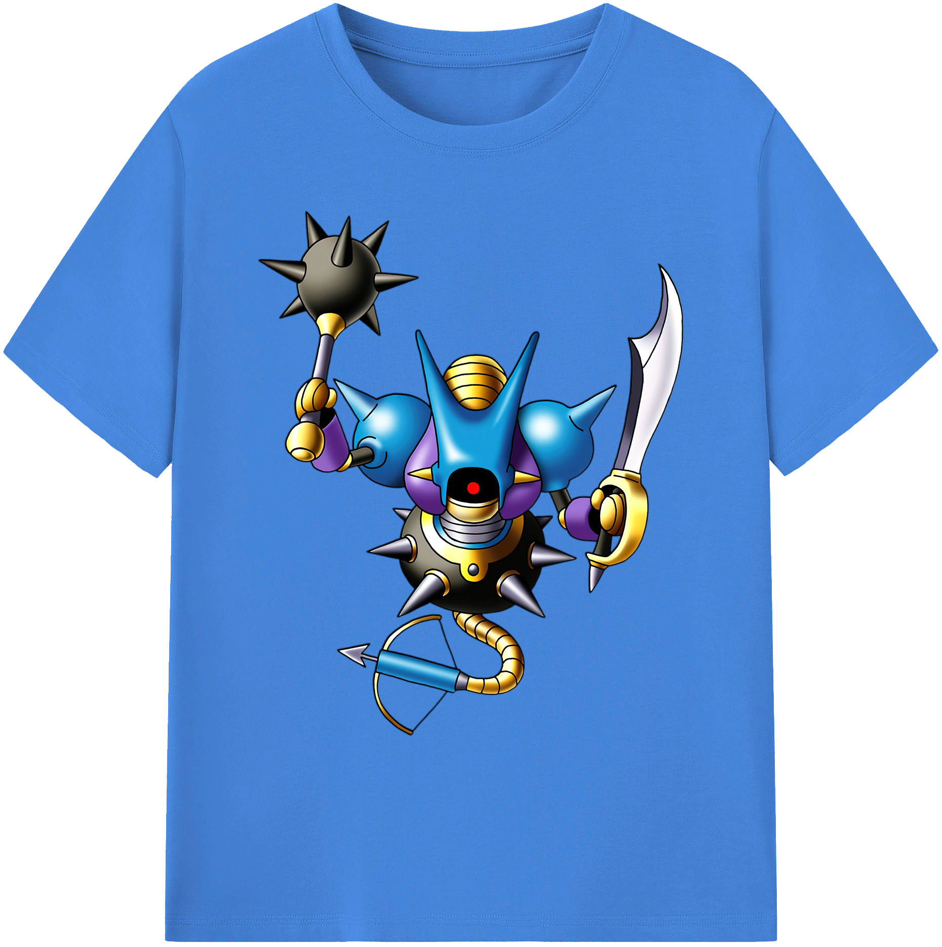 （画像用） ドラゴンクエスト Doragon Kuesuto Dragon Quest 綿100％ メンズ半袖Tシャツ｜肌触りやわらか＆通気性