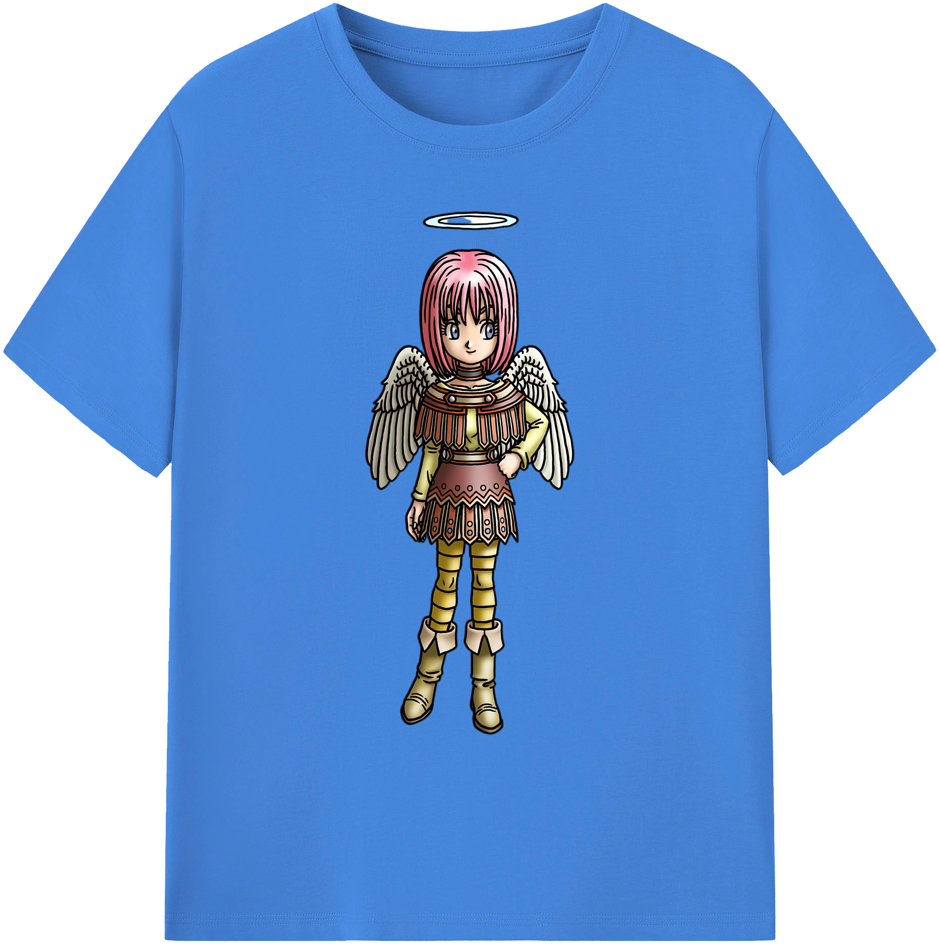 （画像用） ドラゴンクエスト Doragon Kuesuto Dragon Quest 綿100％ メンズ半袖Tシャツ｜肌触りやわらか＆通気性