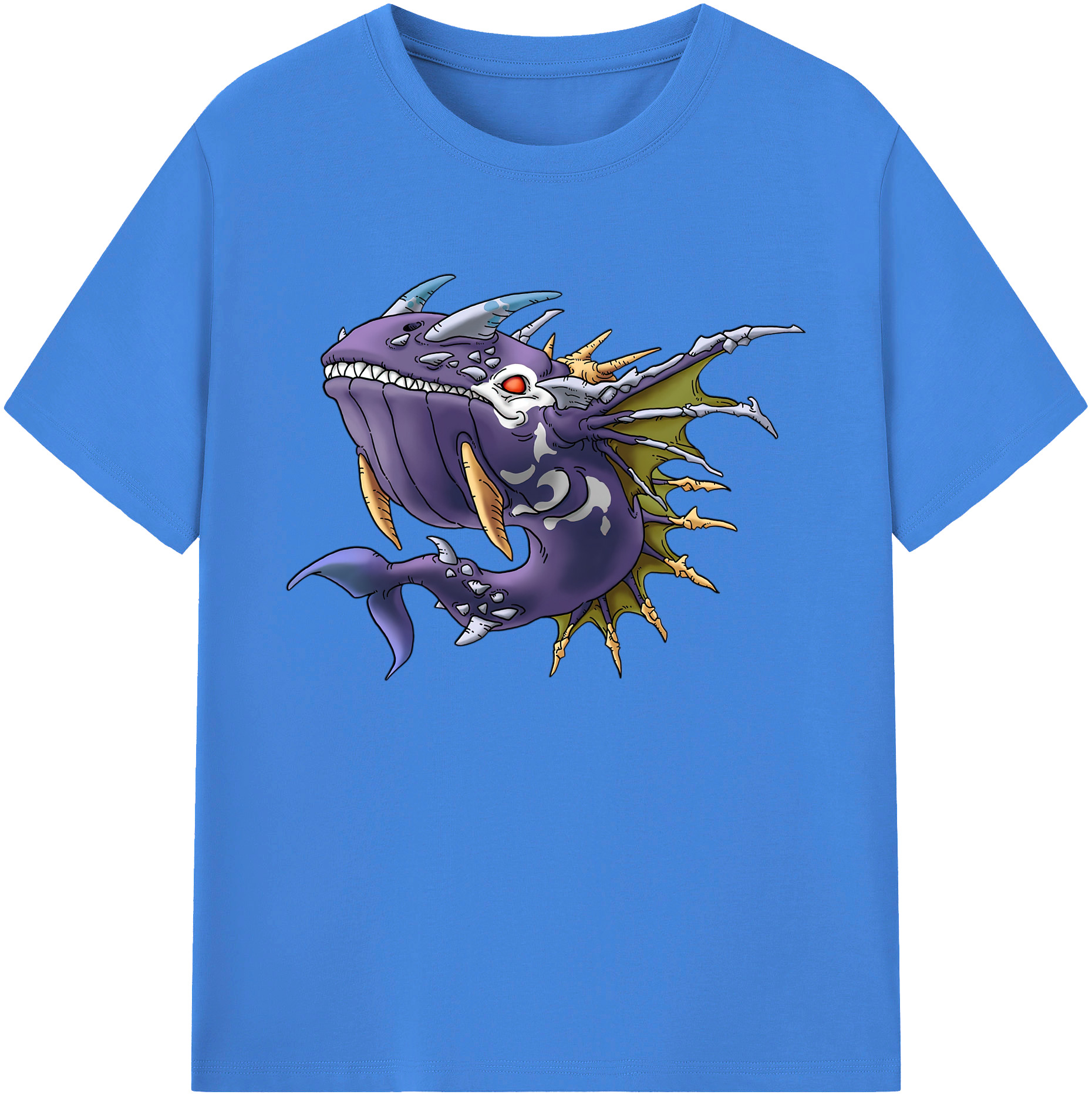 （画像用） ドラゴンクエスト Doragon Kuesuto Dragon Quest 綿100％ メンズ半袖Tシャツ｜肌触りやわらか＆通気性