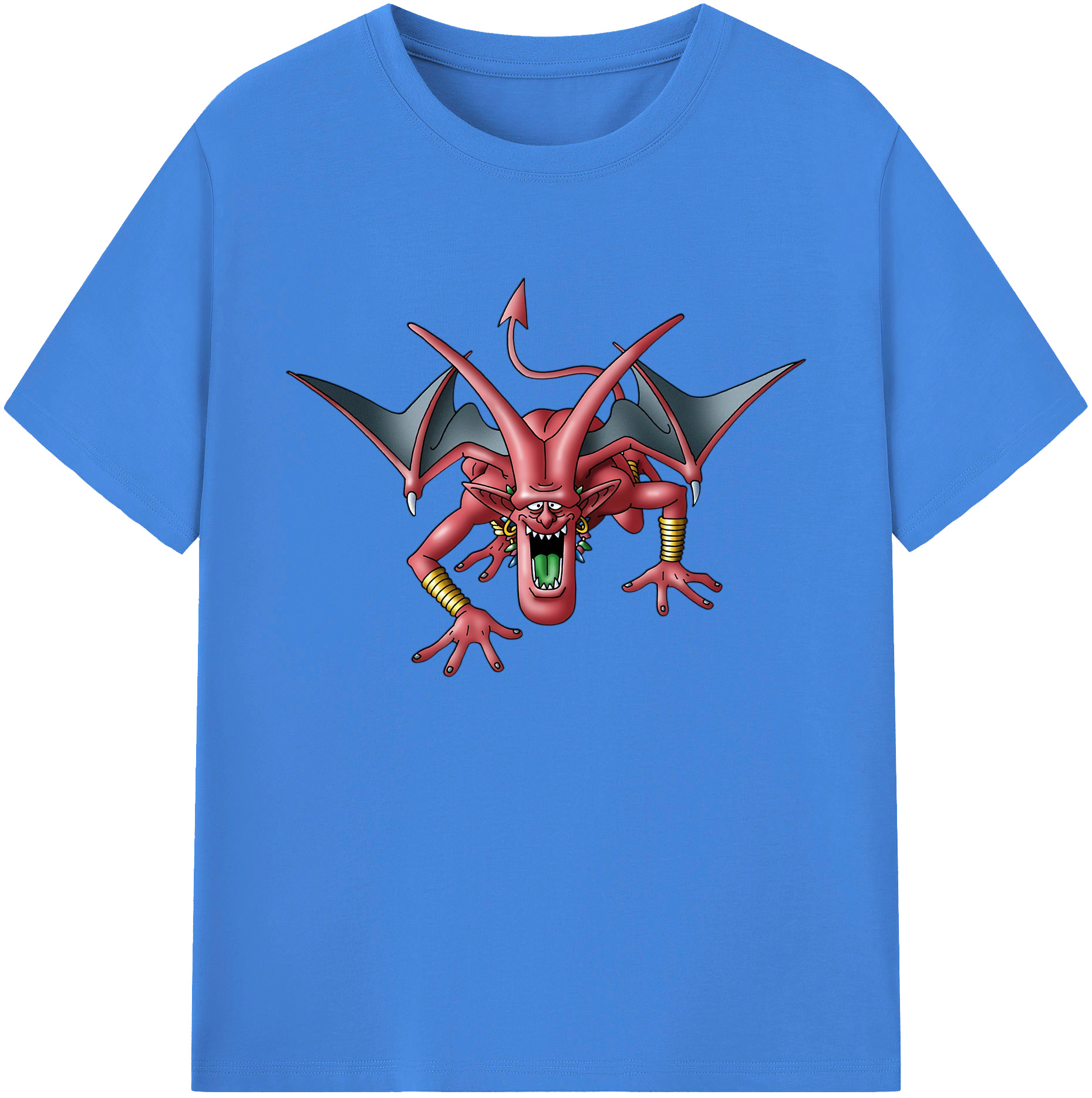 （画像用） ドラゴンクエスト Doragon Kuesuto Dragon Quest 綿100％ メンズ半袖Tシャツ｜肌触りやわらか＆通気性