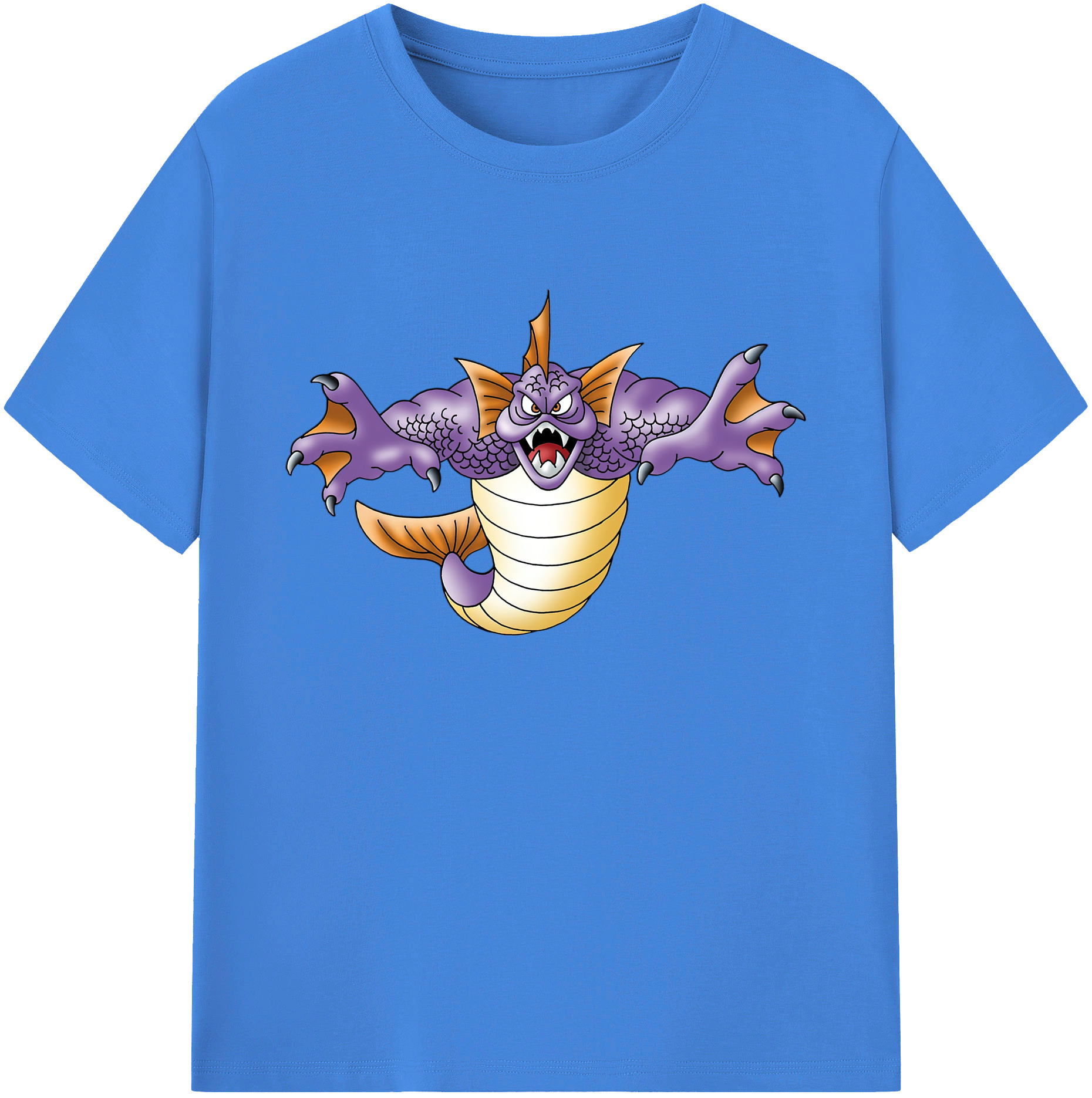 （画像用） ドラゴンクエスト Doragon Kuesuto Dragon Quest 綿100％ メンズ半袖Tシャツ｜肌触りやわらか＆通気性