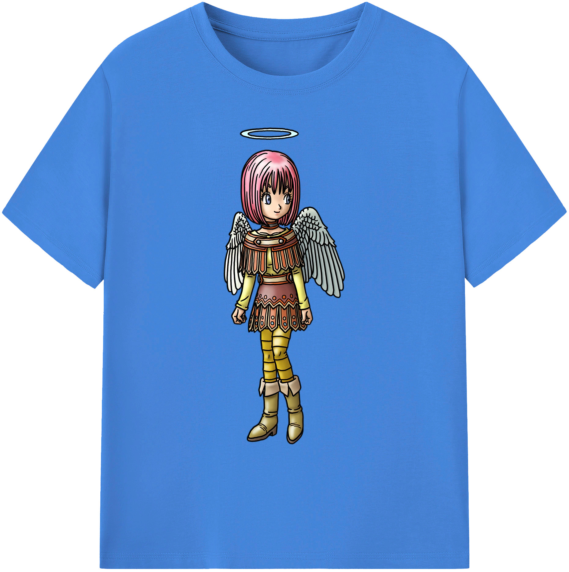（画像用） ドラゴンクエスト Doragon Kuesuto Dragon Quest 綿100％ メンズ半袖Tシャツ｜肌触りやわらか＆通気性