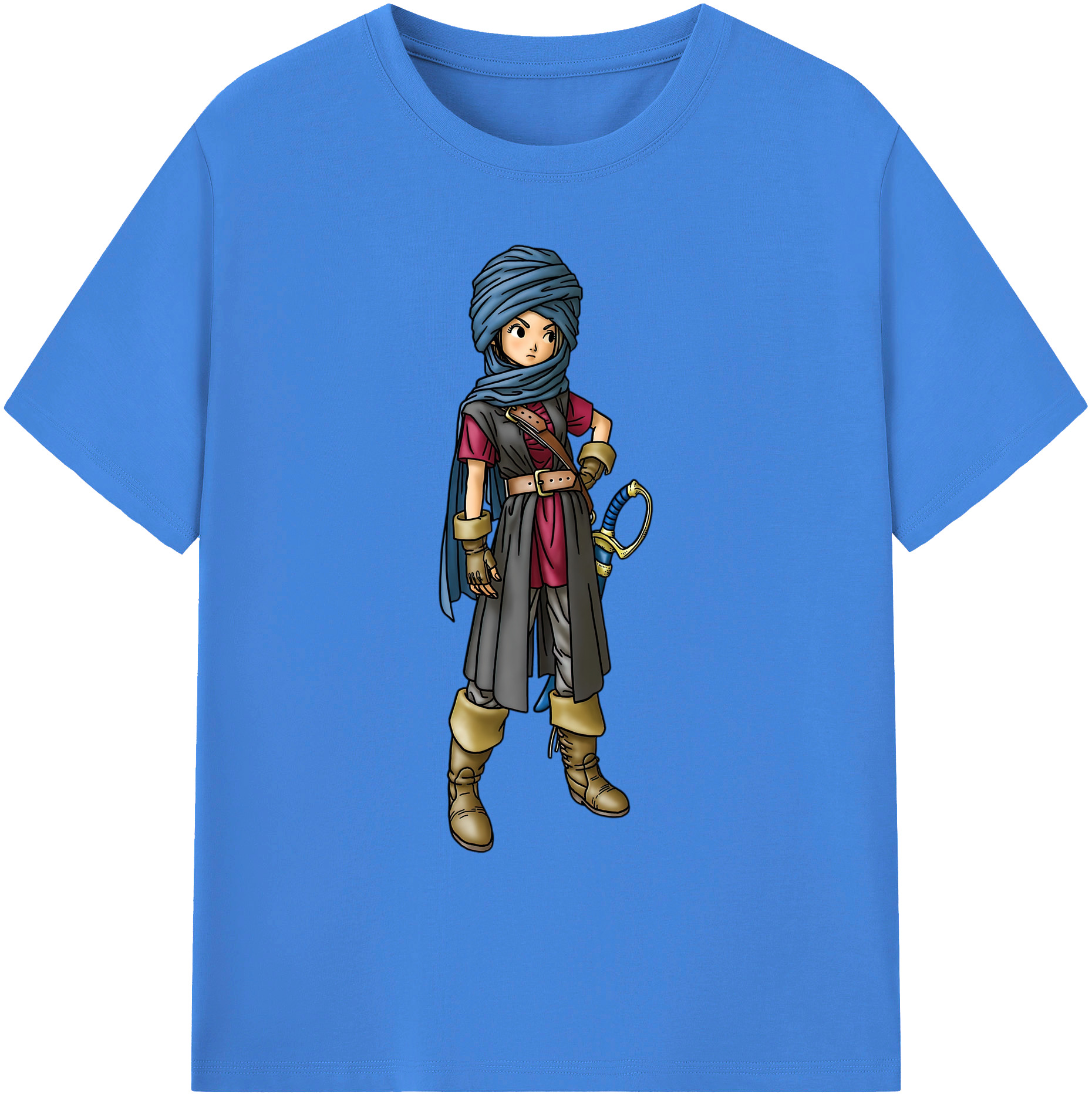 （画像用） ドラゴンクエスト Doragon Kuesuto Dragon Quest 綿100％ メンズ半袖Tシャツ｜肌触りやわらか＆通気性