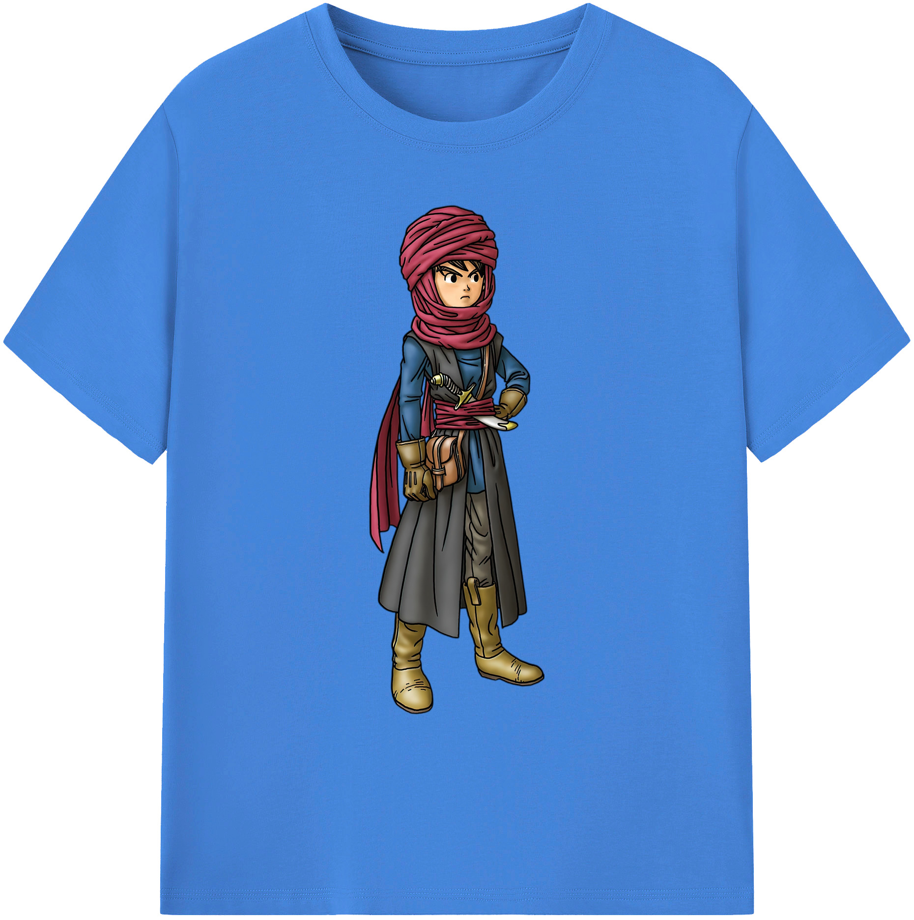 （画像用） ドラゴンクエスト Doragon Kuesuto Dragon Quest 綿100％ メンズ半袖Tシャツ｜肌触りやわらか＆通気性