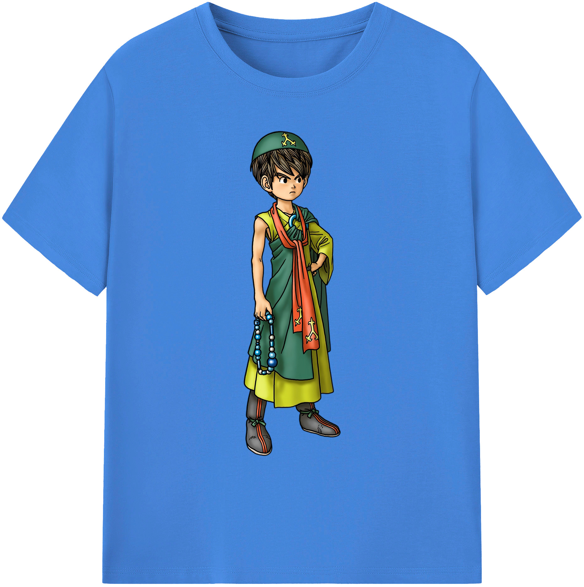 （画像用） ドラゴンクエスト Doragon Kuesuto Dragon Quest 綿100％ メンズ半袖Tシャツ｜肌触りやわらか＆通気性