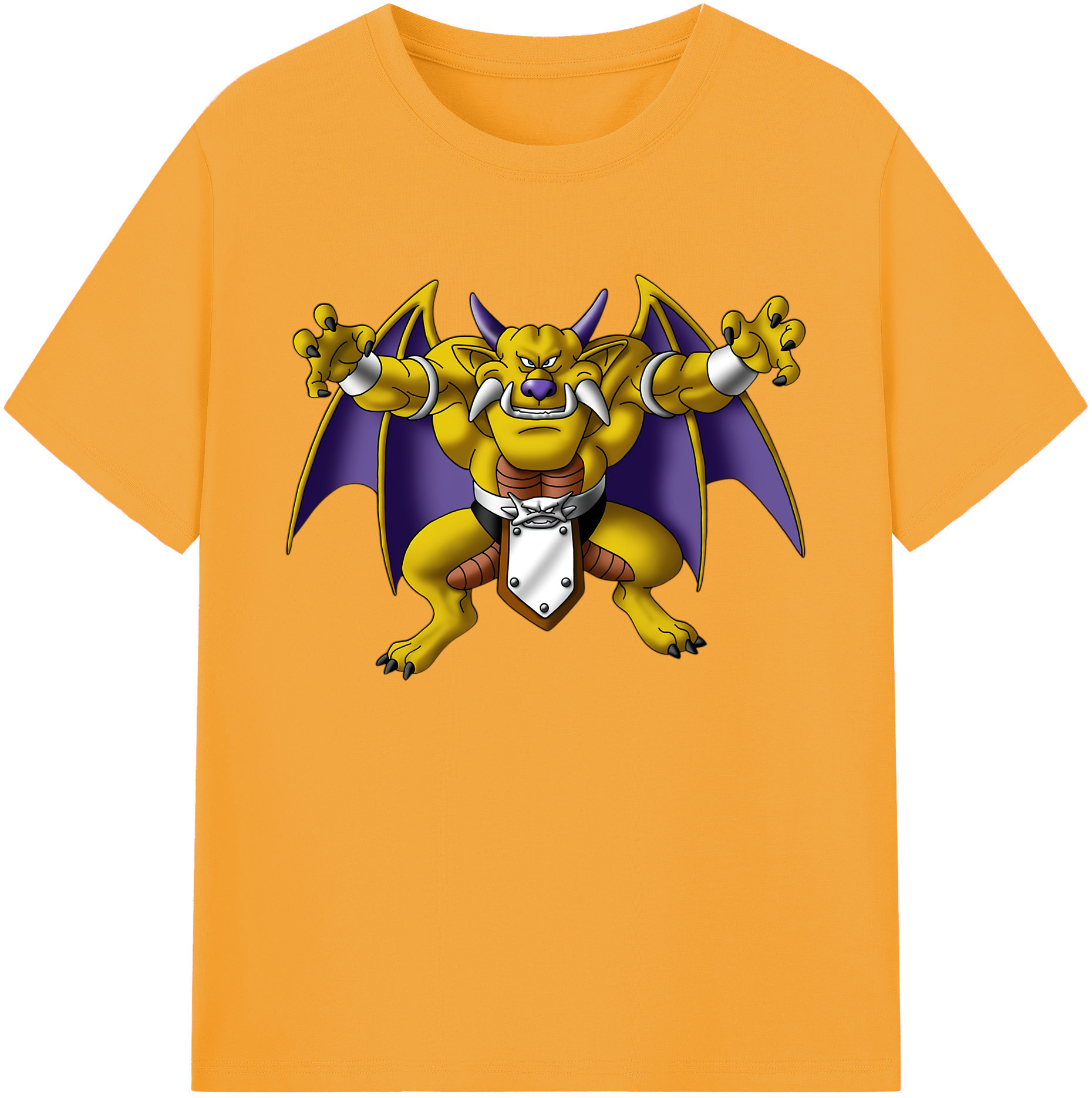 （画像用） ドラゴンクエスト Doragon Kuesuto Dragon Quest 綿100％ メンズ半袖Tシャツ｜肌触りやわらか＆通気性