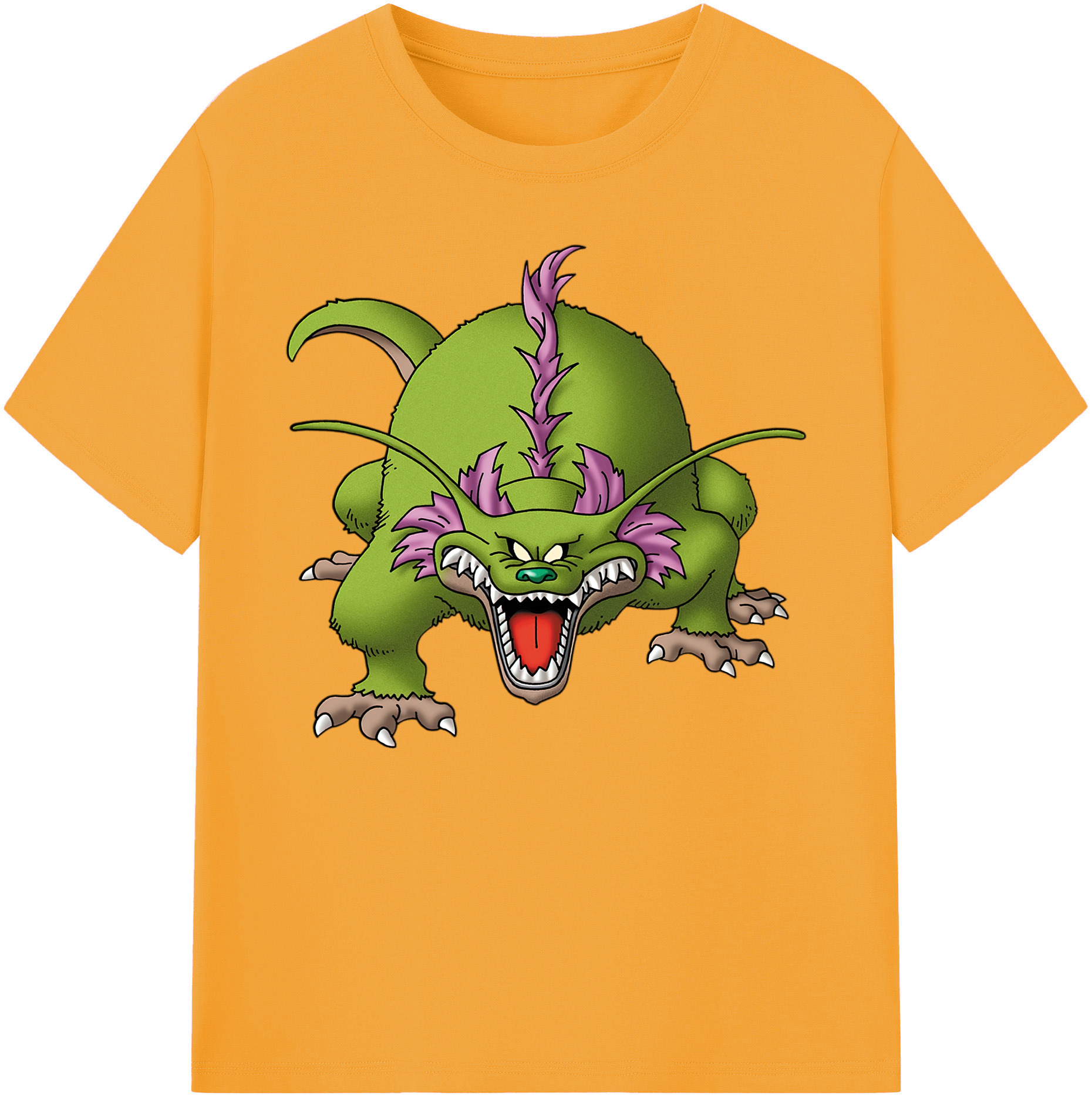 （画像用） ドラゴンクエスト Doragon Kuesuto Dragon Quest 綿100％ メンズ半袖Tシャツ｜肌触りやわらか＆通気性