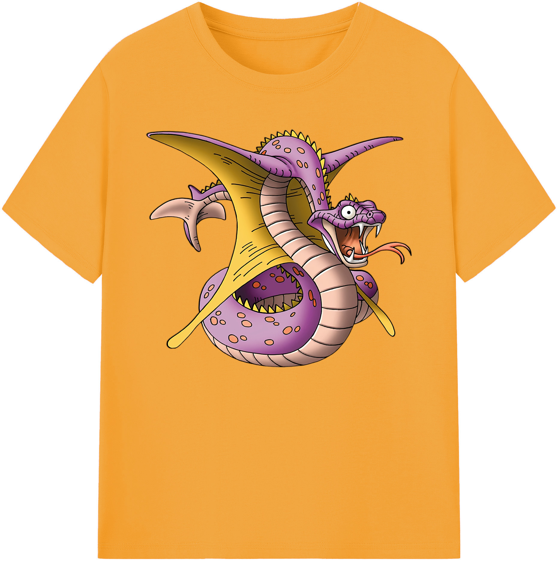 （画像用） ドラゴンクエスト Doragon Kuesuto Dragon Quest 綿100％ メンズ半袖Tシャツ｜肌触りやわらか＆通気性