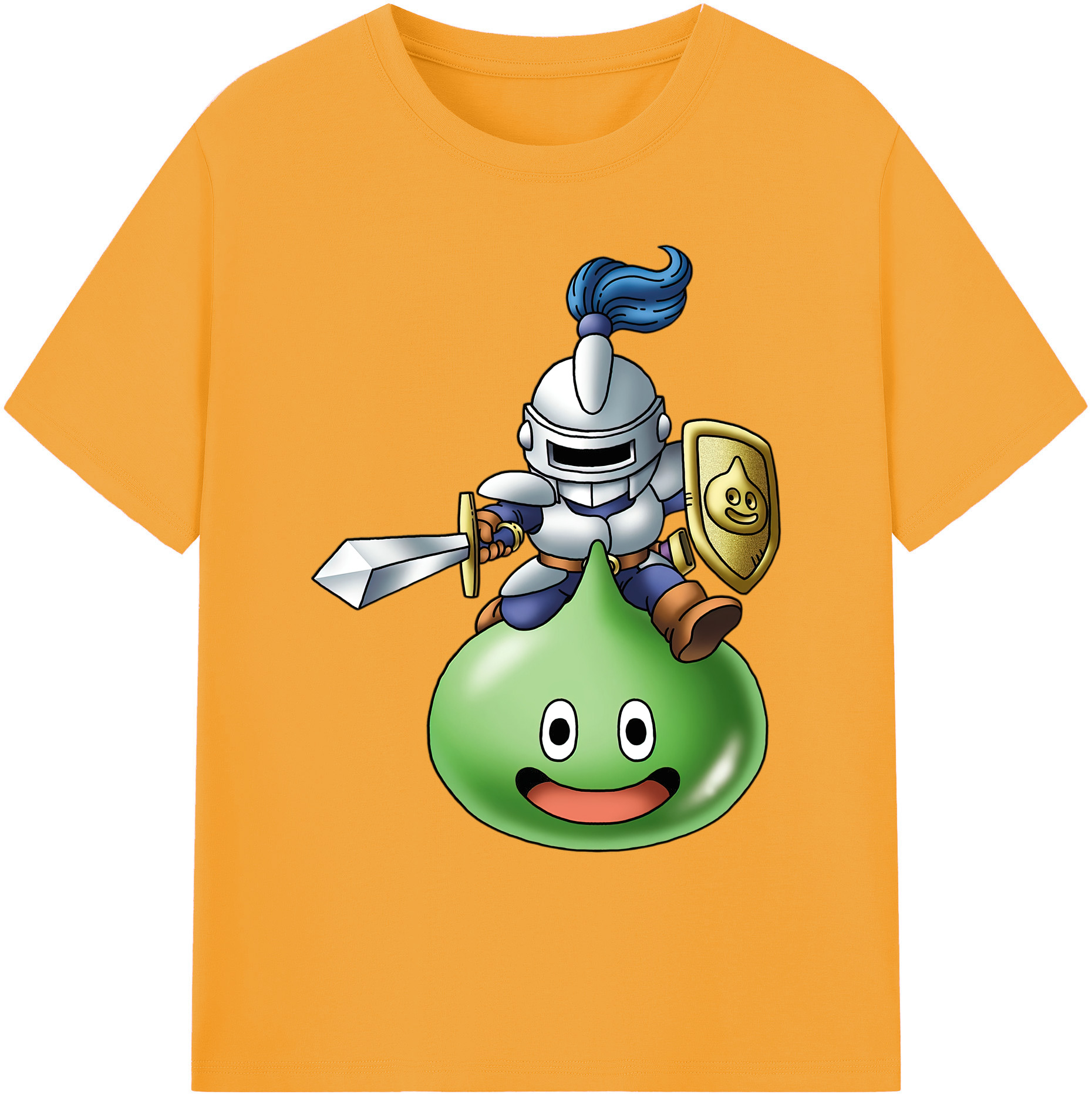 （画像用） ドラゴンクエスト Doragon Kuesuto Dragon Quest 綿100％ メンズ半袖Tシャツ｜肌触りやわらか＆通気性