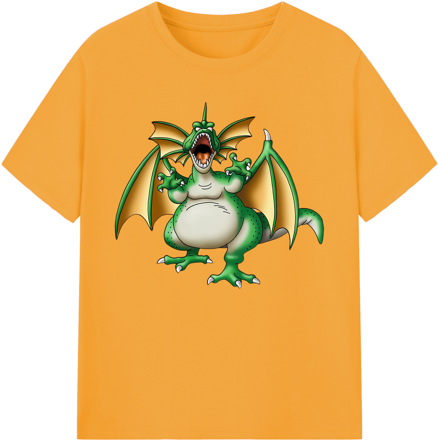（画像用） ドラゴンクエスト Doragon Kuesuto Dragon Quest 綿100％ メンズ半袖Tシャツ｜肌触りやわらか＆通気性