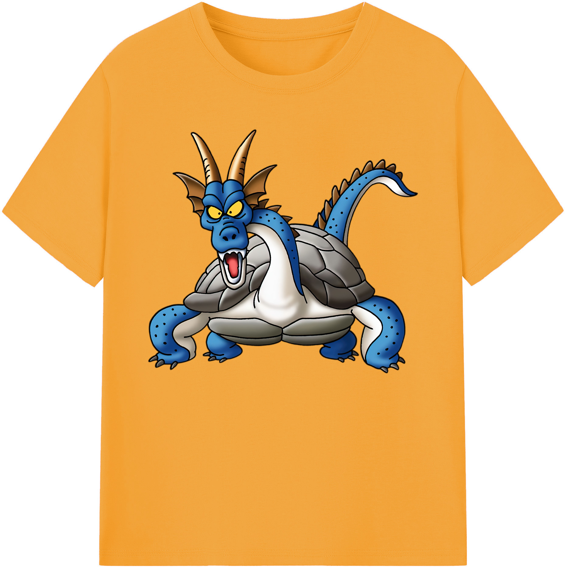 （画像用） ドラゴンクエスト Doragon Kuesuto Dragon Quest 綿100％ メンズ半袖Tシャツ｜肌触りやわらか＆通気性