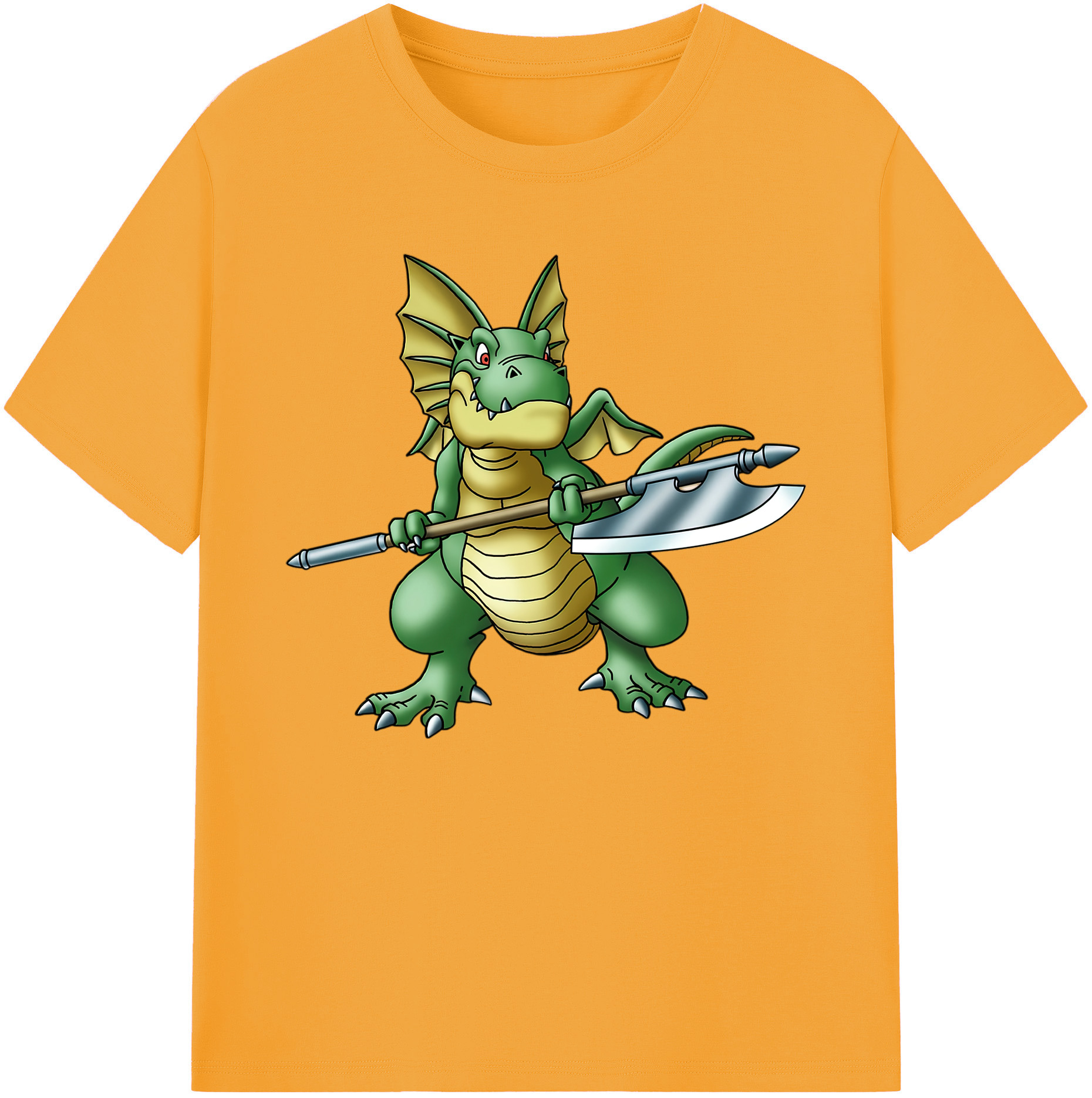 （画像用） ドラゴンクエスト Doragon Kuesuto Dragon Quest 綿100％ メンズ半袖Tシャツ｜肌触りやわらか＆通気性