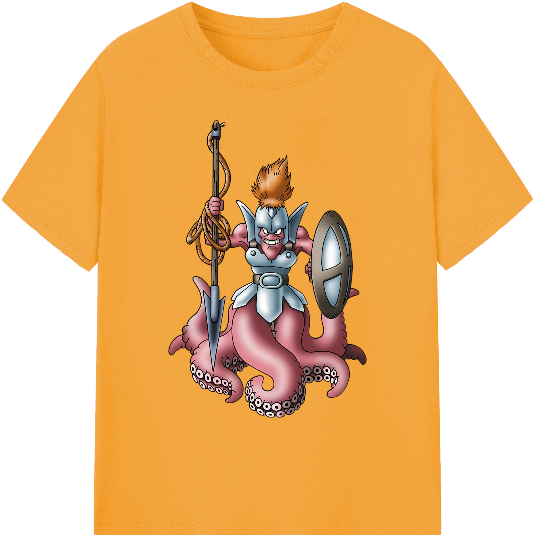 （画像用） ドラゴンクエスト Doragon Kuesuto Dragon Quest 綿100％ メンズ半袖Tシャツ｜肌触りやわらか＆通気性