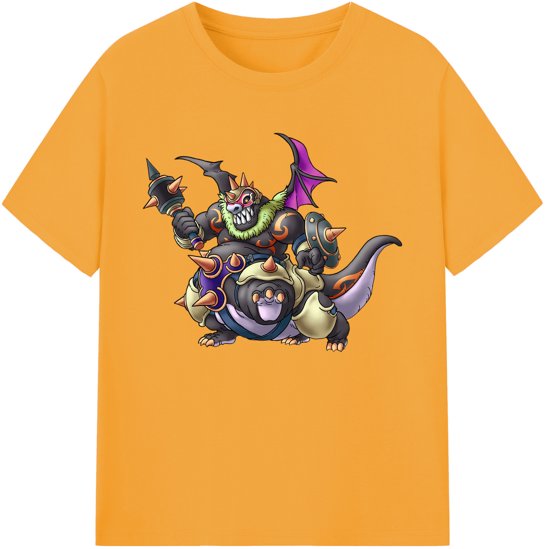 （画像用） ドラゴンクエスト Doragon Kuesuto Dragon Quest 綿100％ メンズ半袖Tシャツ｜肌触りやわらか＆通気性